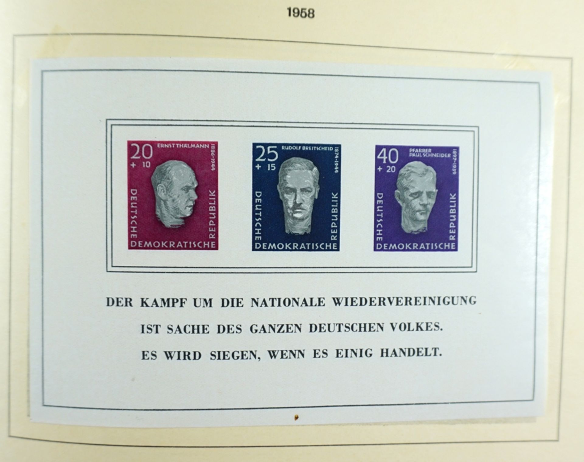 SCHAUBECK Katalog-Sammlung von 1949-1962, DDR, ungeprüft