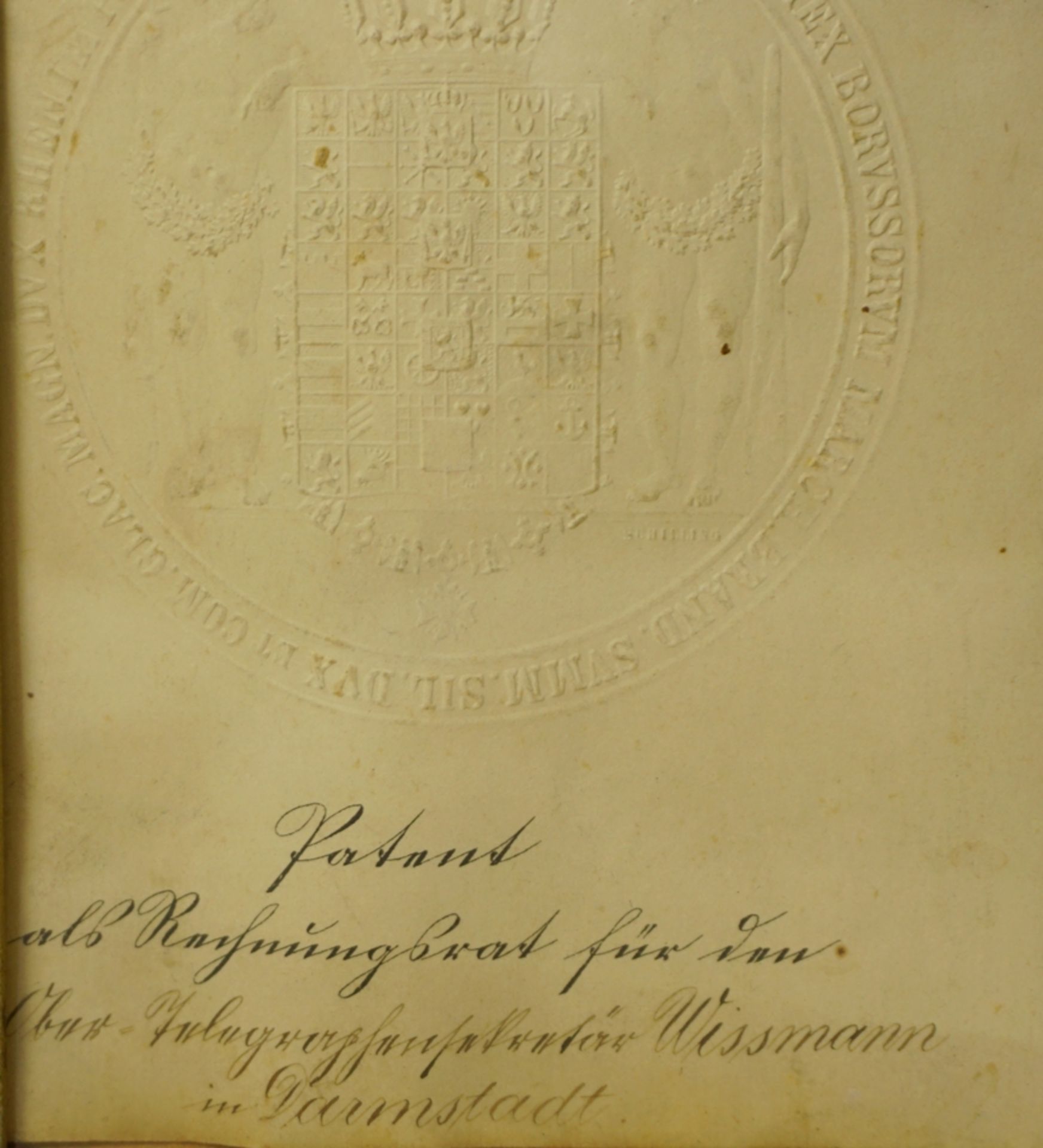 Preussen, Patent- Urkunde, Berlin, den 11. Dezember 1916 - Image 3 of 3