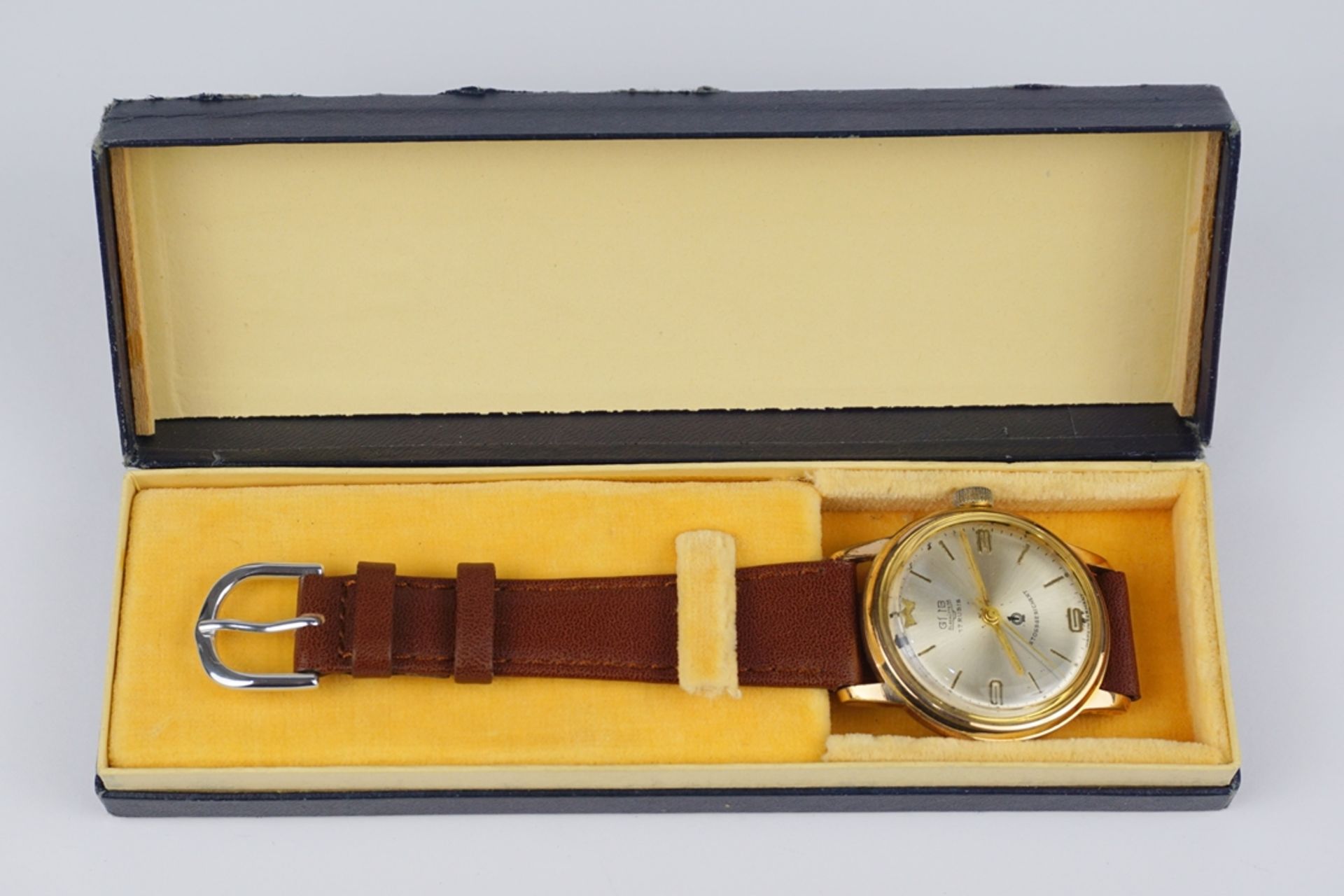 klassische Armbanduhr, GUB Glashütte Kal. 70.1, 1960er Jahre - Bild 4 aus 5