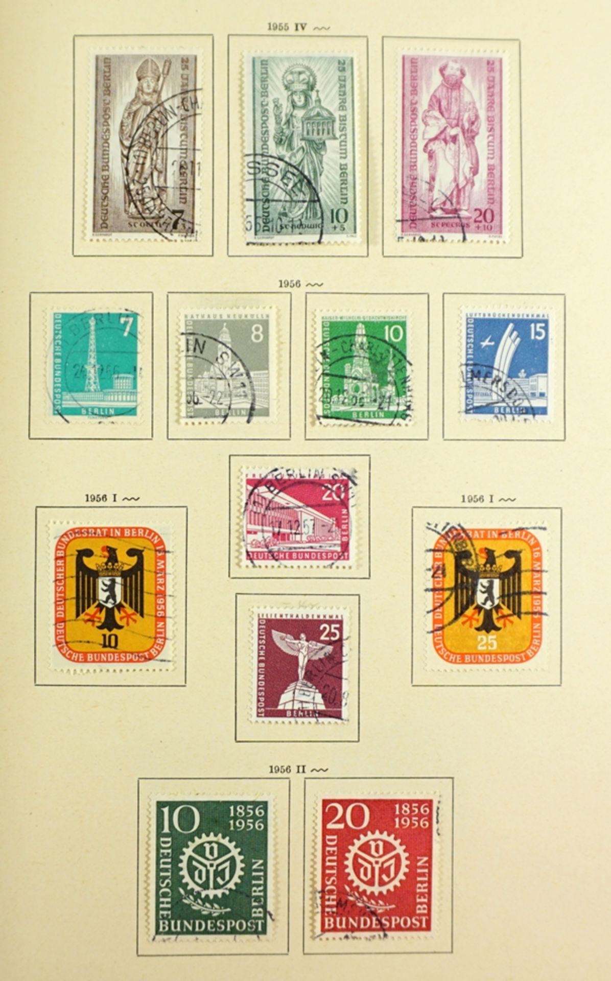 SCHAUBECK Katalog-Sammlung von 1949-1970, Berlin West, ungeprüft