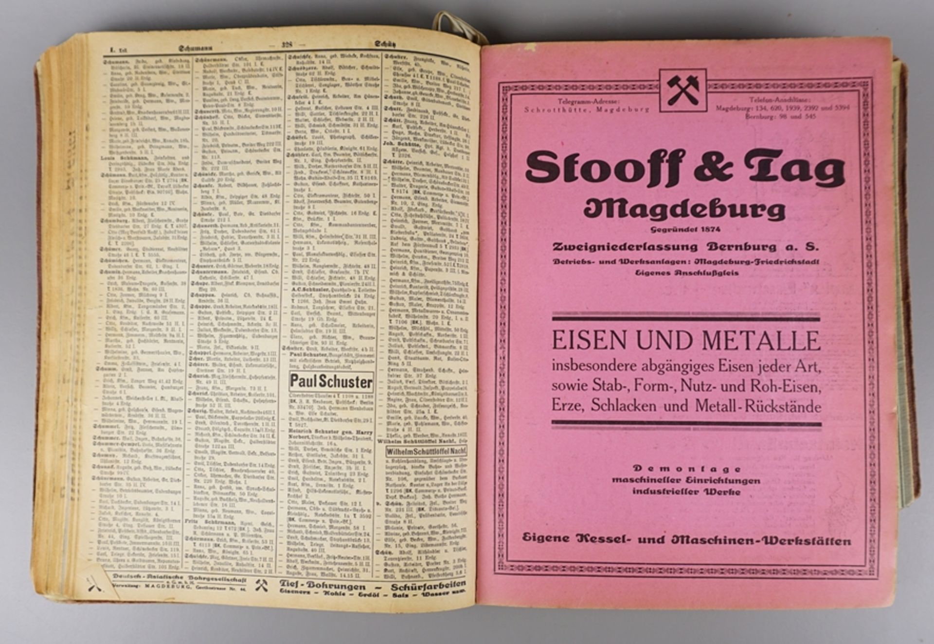 Magdeburger Adreßbuch, 1921 - Bild 6 aus 7