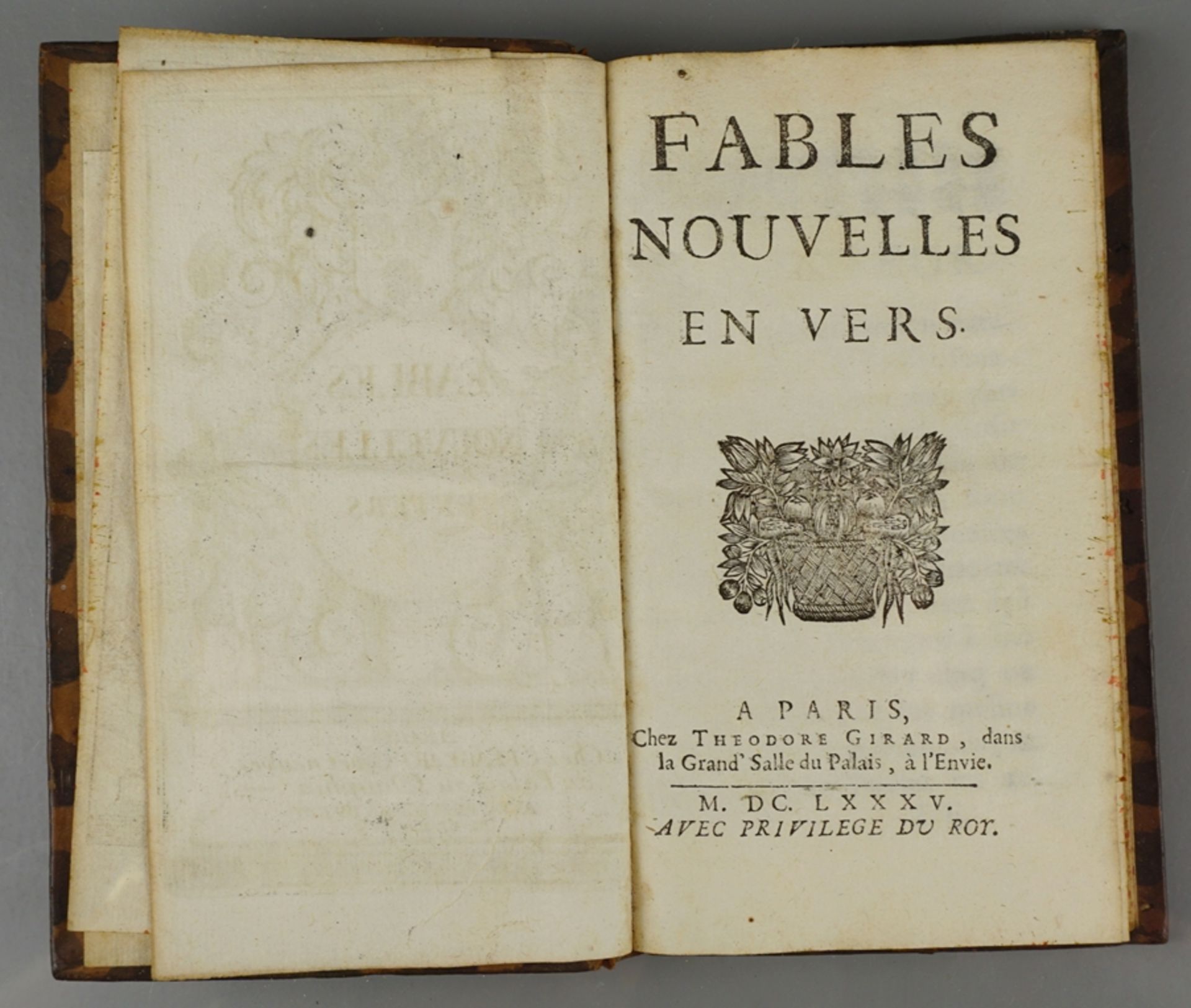 "Fables nouvelles en vers", 1685