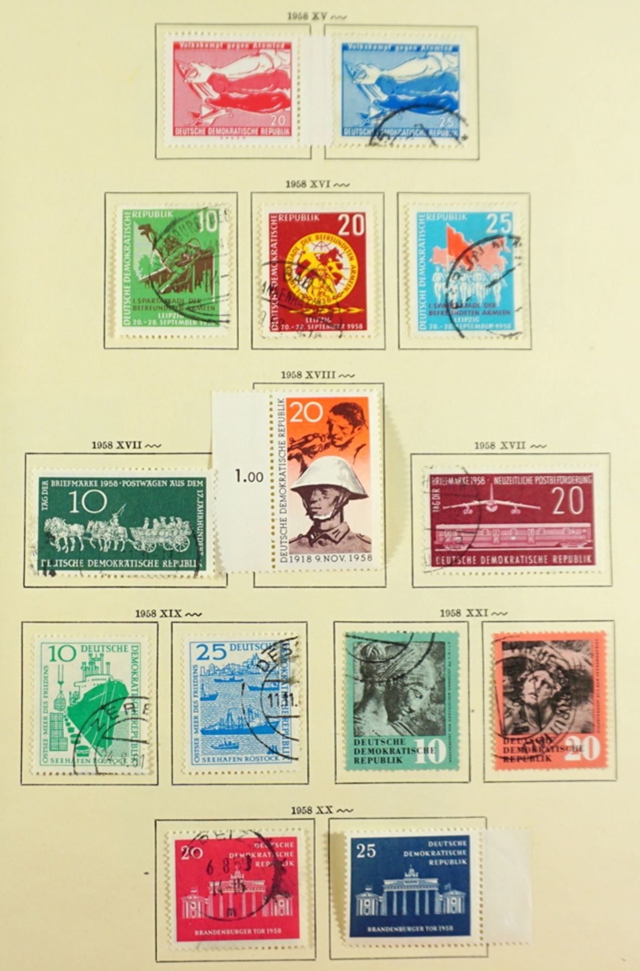 SCHAUBECK Katalog-Sammlung von 1949-1962, DDR, ungeprüft - Bild 4 aus 4