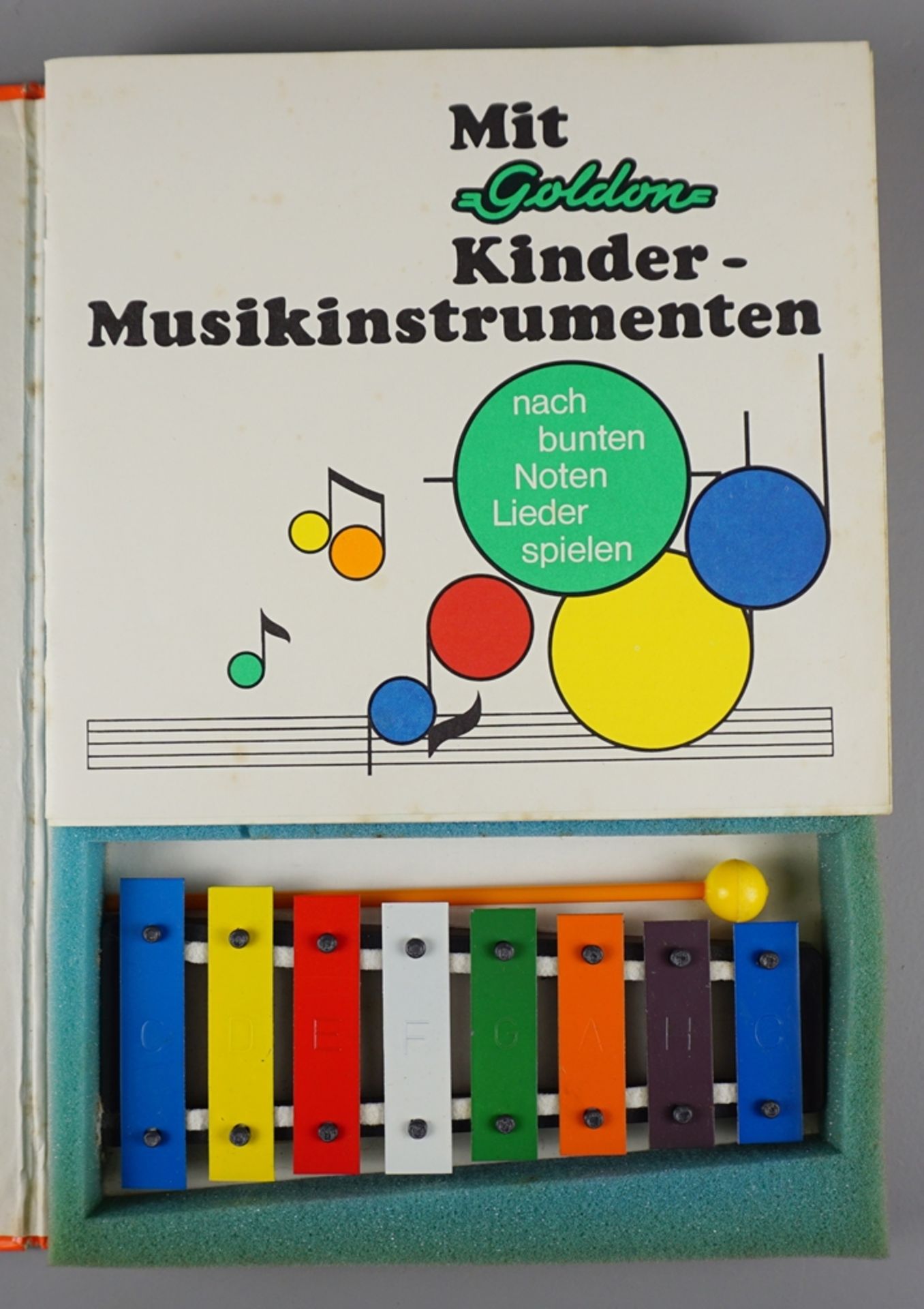Musizieren nach bunten Noten, VEB "Goldon" Musikspielwaren, Markneukirchen, DDR - Bild 2 aus 2