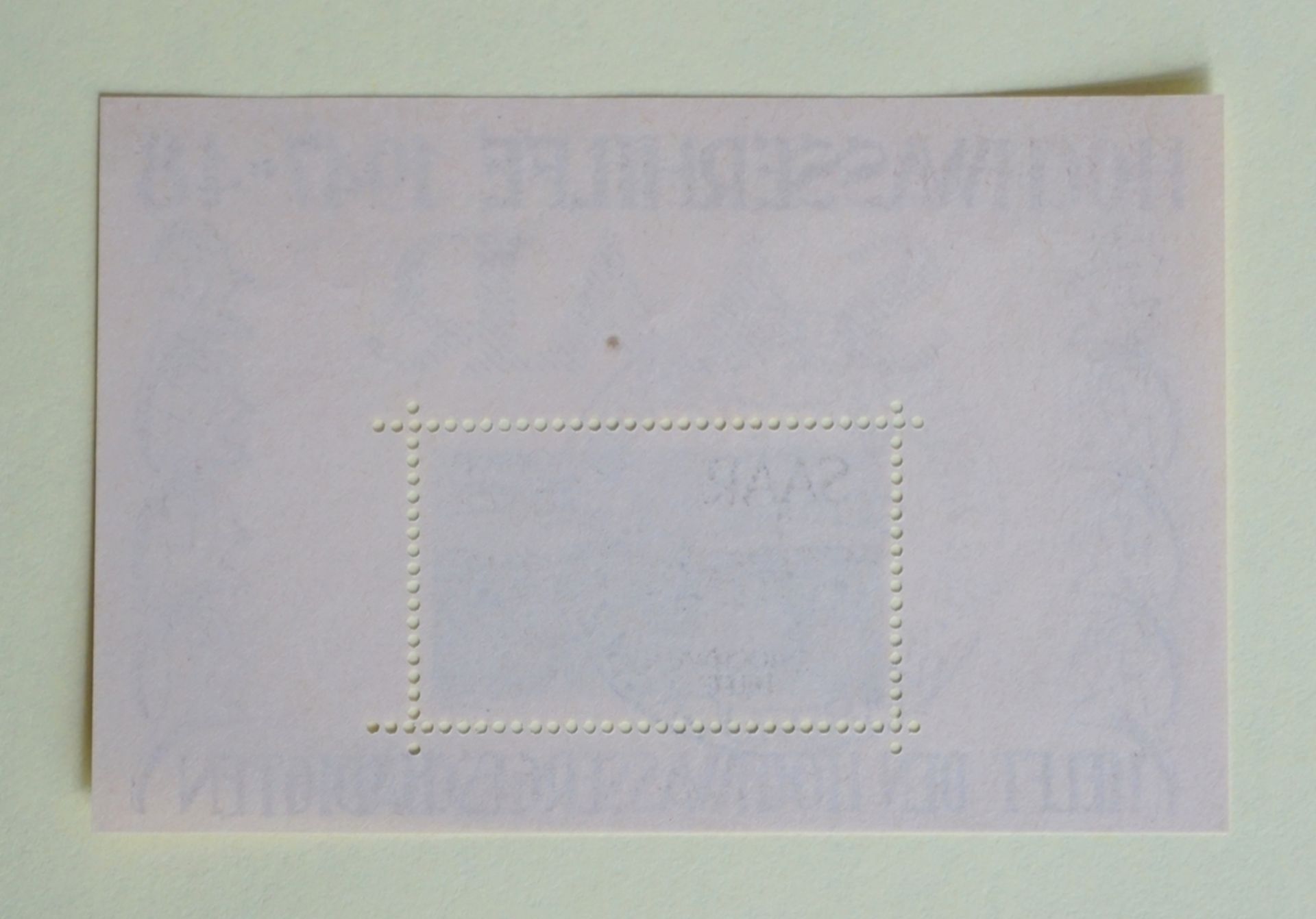 1 Block 1947-1948, Hochwasserhilfe Saar und 1 Block 1948, Flugpost, ungeprüft - Bild 5 aus 5