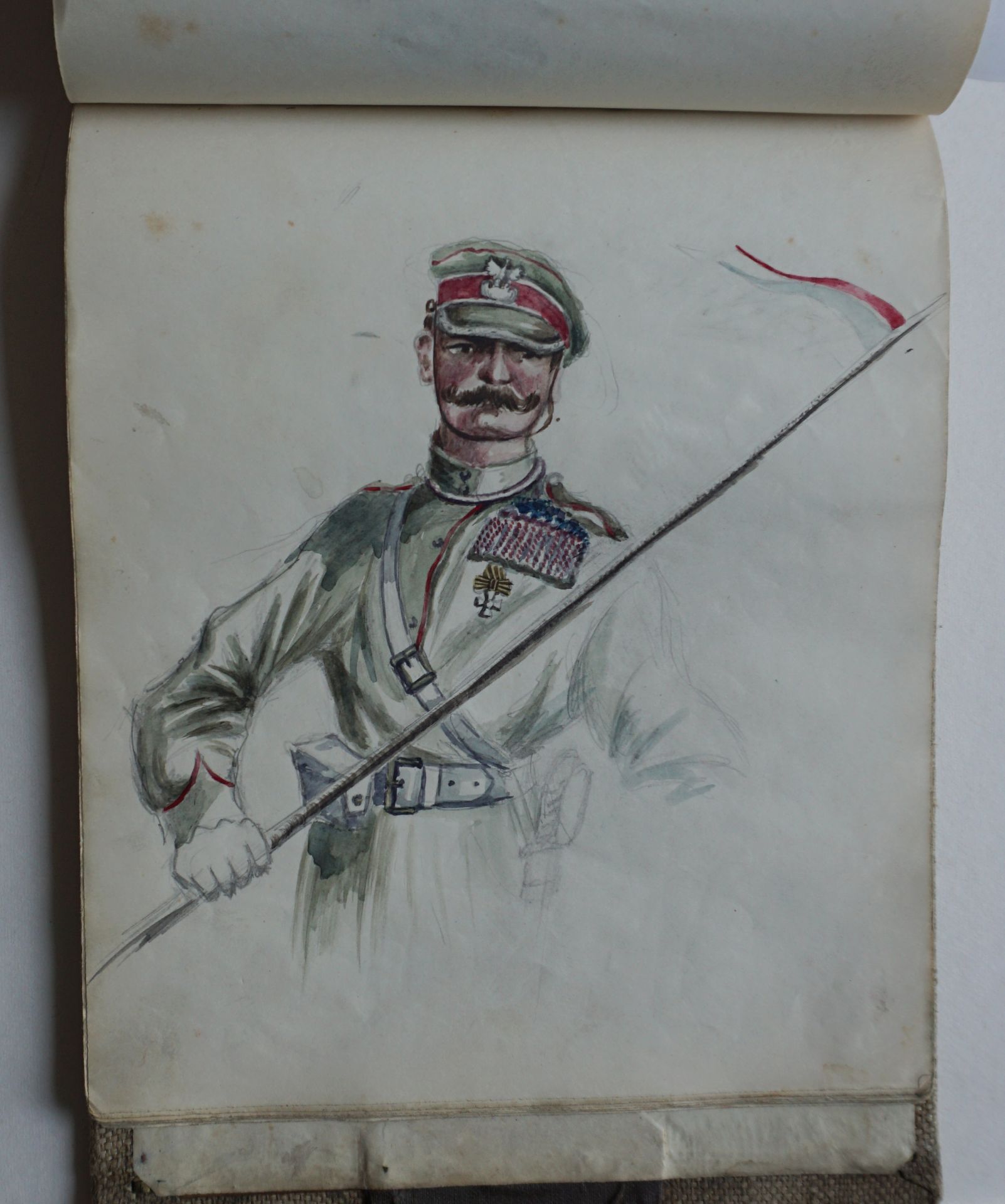 Skizzenbuch eines polnischen Soldaten im 1.Weltkrieg - Bild 9 aus 34