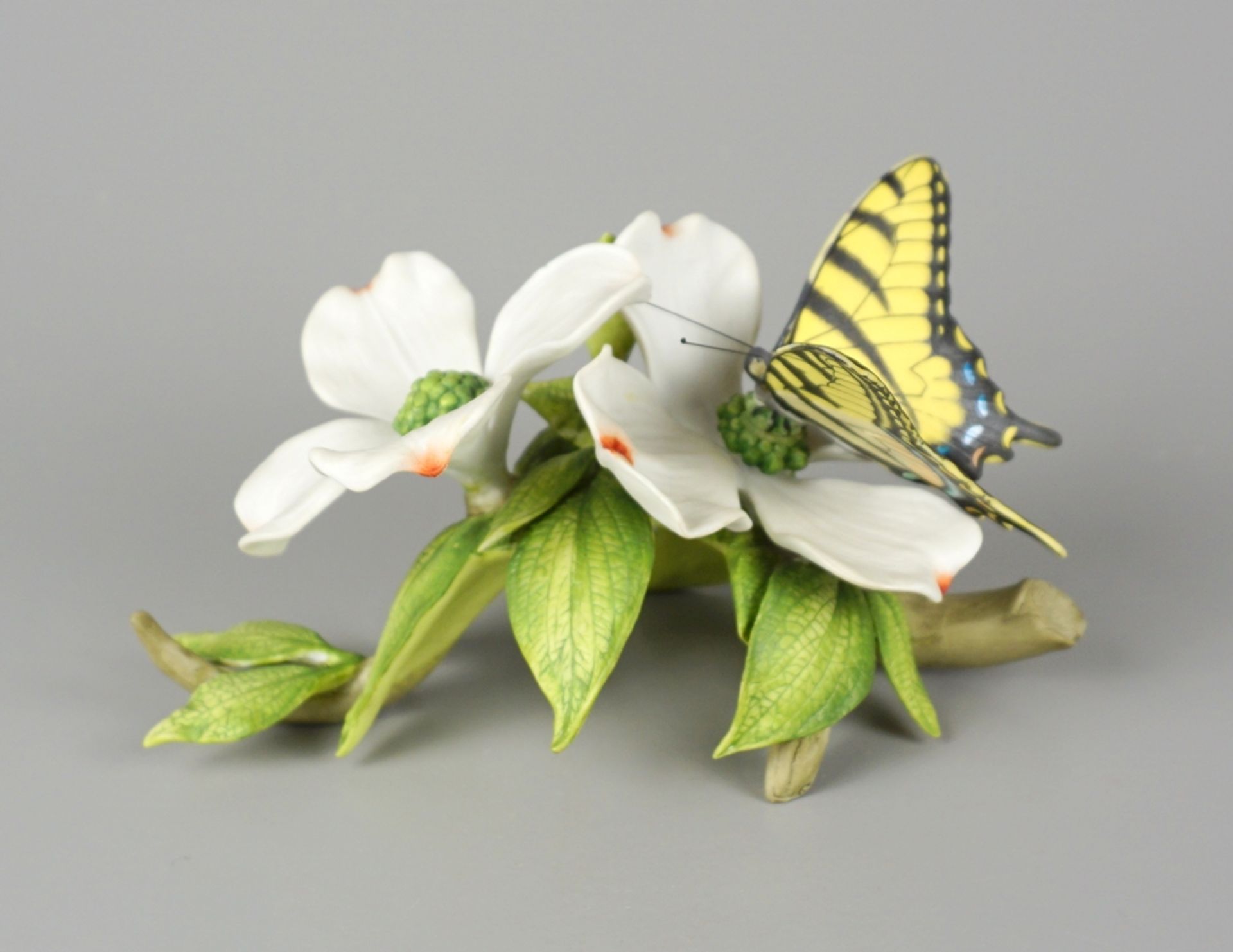 Schmetterling "The Tiger Swallowtail" (Tiger-Schwalbenschwanz), Entwurf Ian D.Loe für Franklin Mint