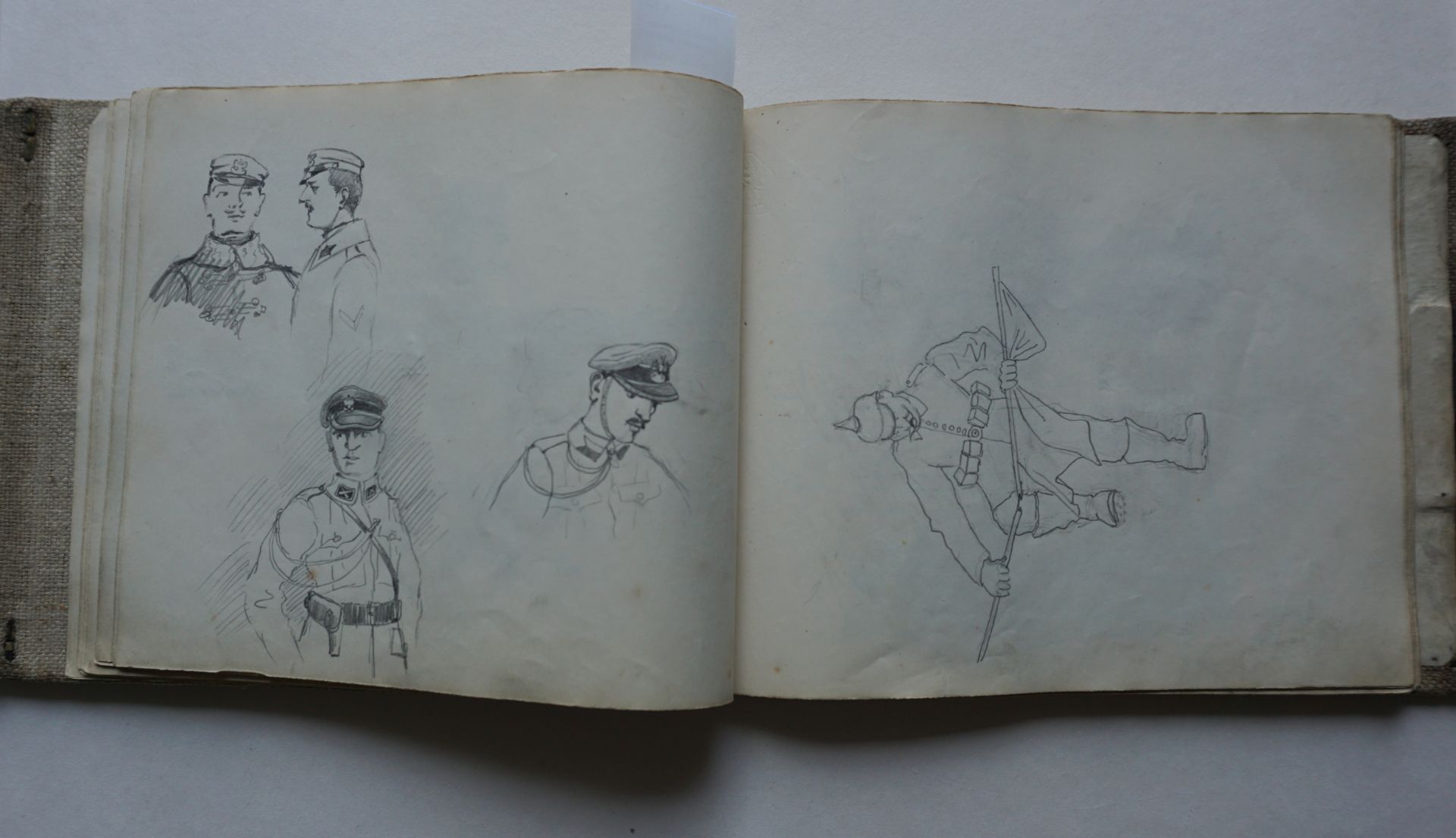 Skizzenbuch eines polnischen Soldaten im 1.Weltkrieg - Bild 22 aus 34