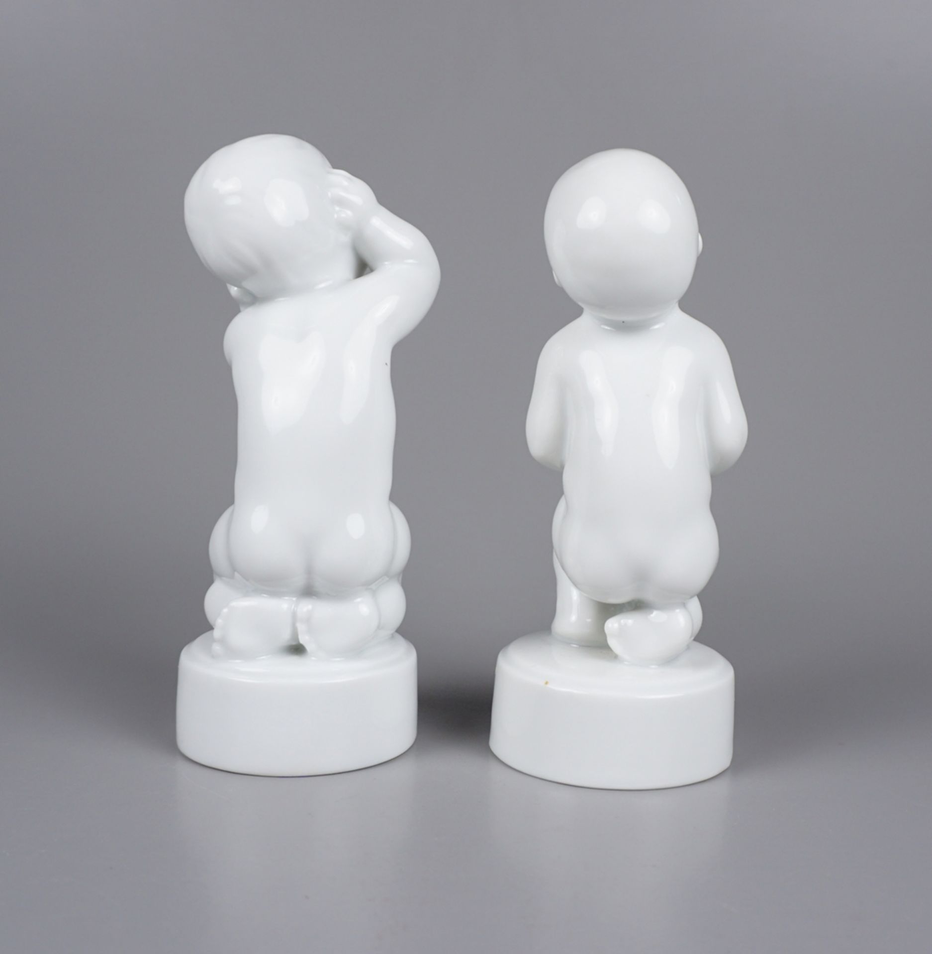 2 Knabenfiguren, aus der Serie "Die vier Schmerzen", Bing & Gröndahl, Entwurf Svend Lindhart - Bild 2 aus 3