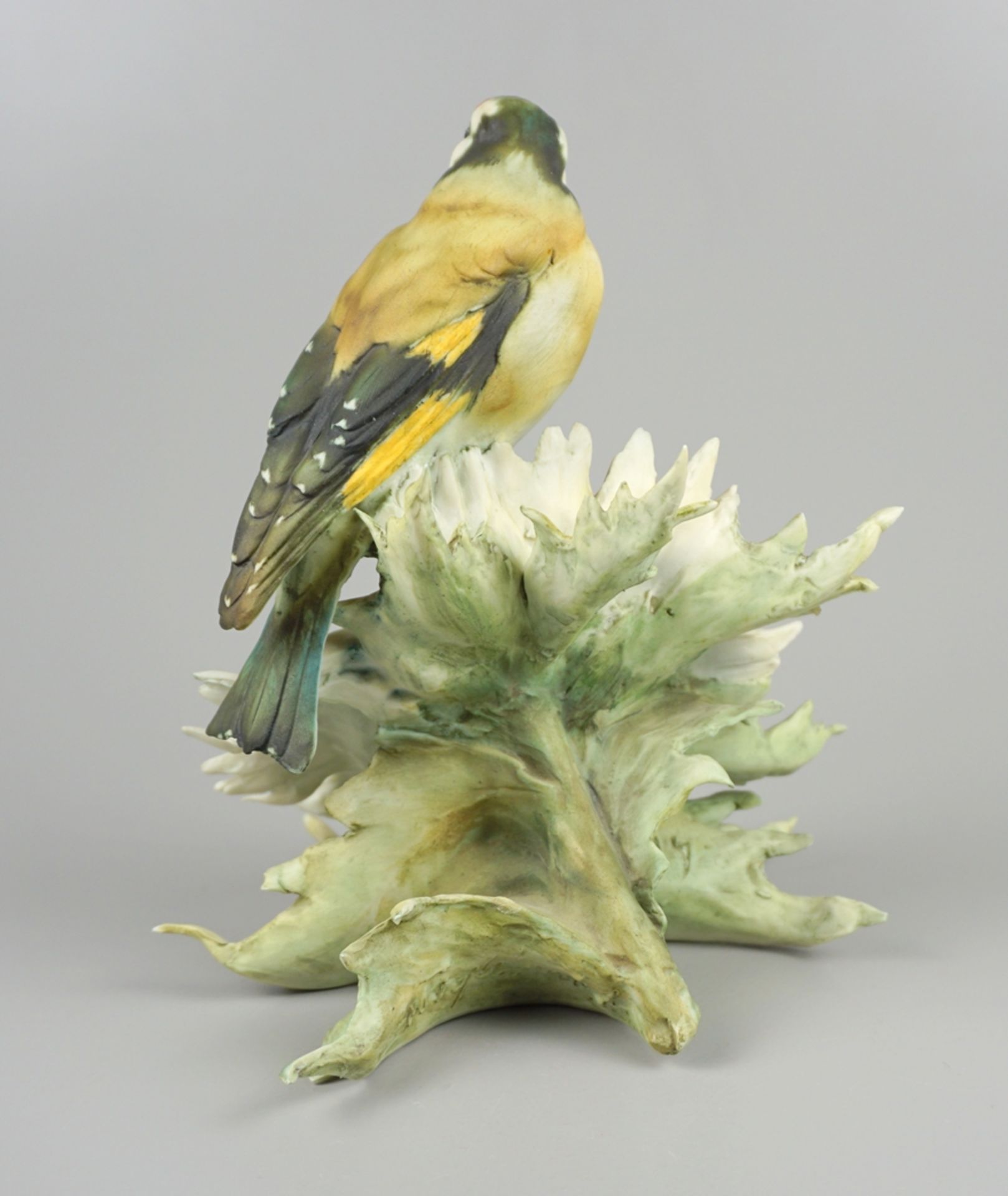 Goldfink auf großer Distelblüte, Kaiser-Porzellan - Bild 3 aus 4