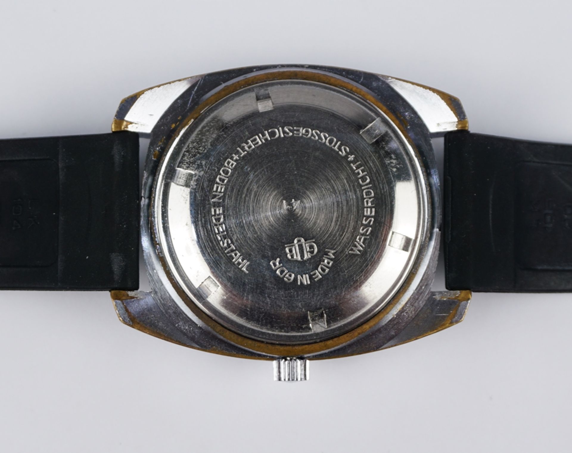 Armbanduhr in Taucheroptik, Meister-Anker - GUB Glashütte Spezimatic Kal. 75 - Bild 3 aus 4