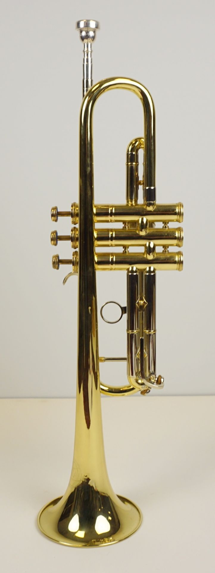 Trompete, Weltklang, Messing, Länge ca. 55cm - Bild 3 aus 5