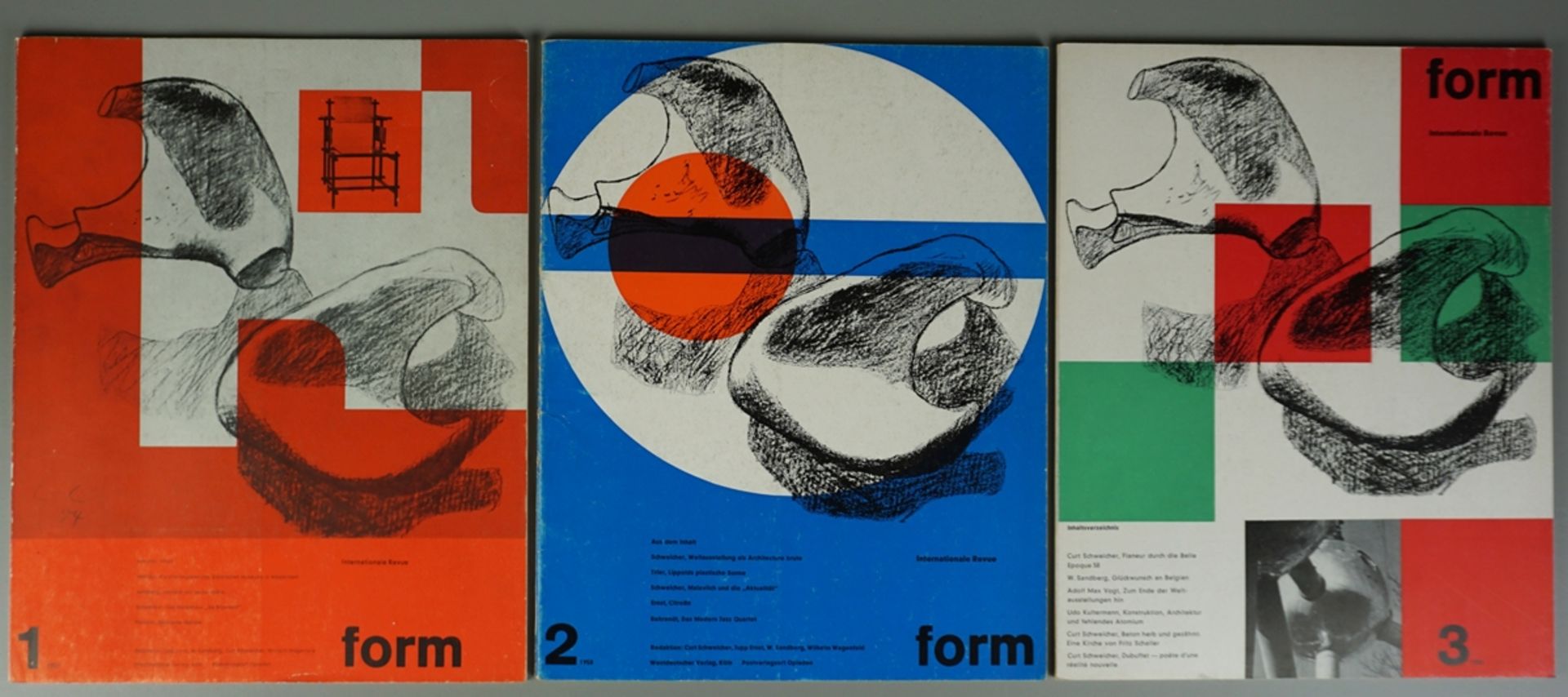 138 Magazine "form", 1957 bis 1994, ab Ausgabe 1 - Image 2 of 3