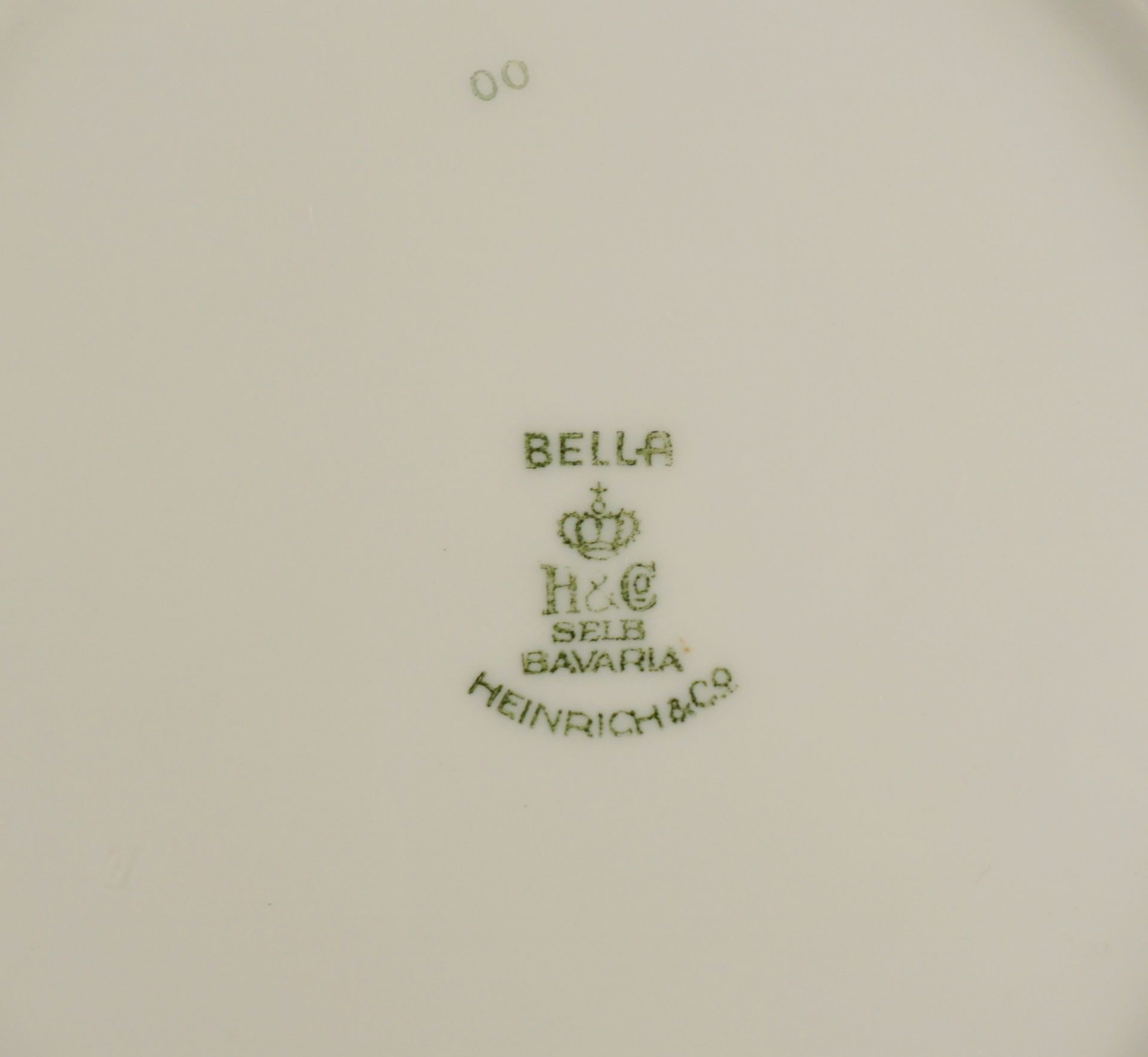Schale mit 6 Tellern, Form BELLA, Heinrich&Co, Art Déco - Image 7 of 7