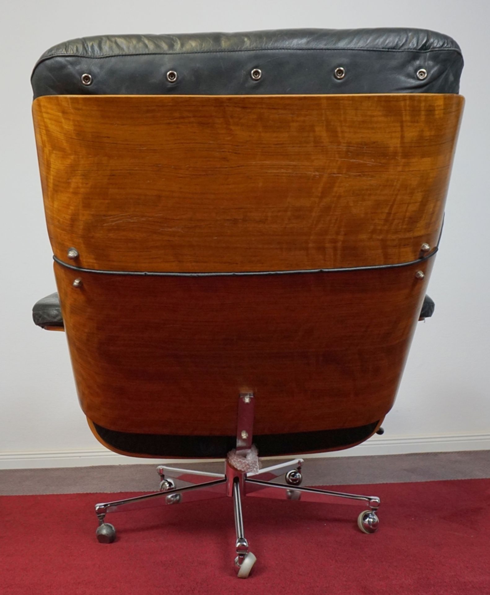 Lounge-Sessel mit Ottoman, 1960er Jahre - Image 3 of 8