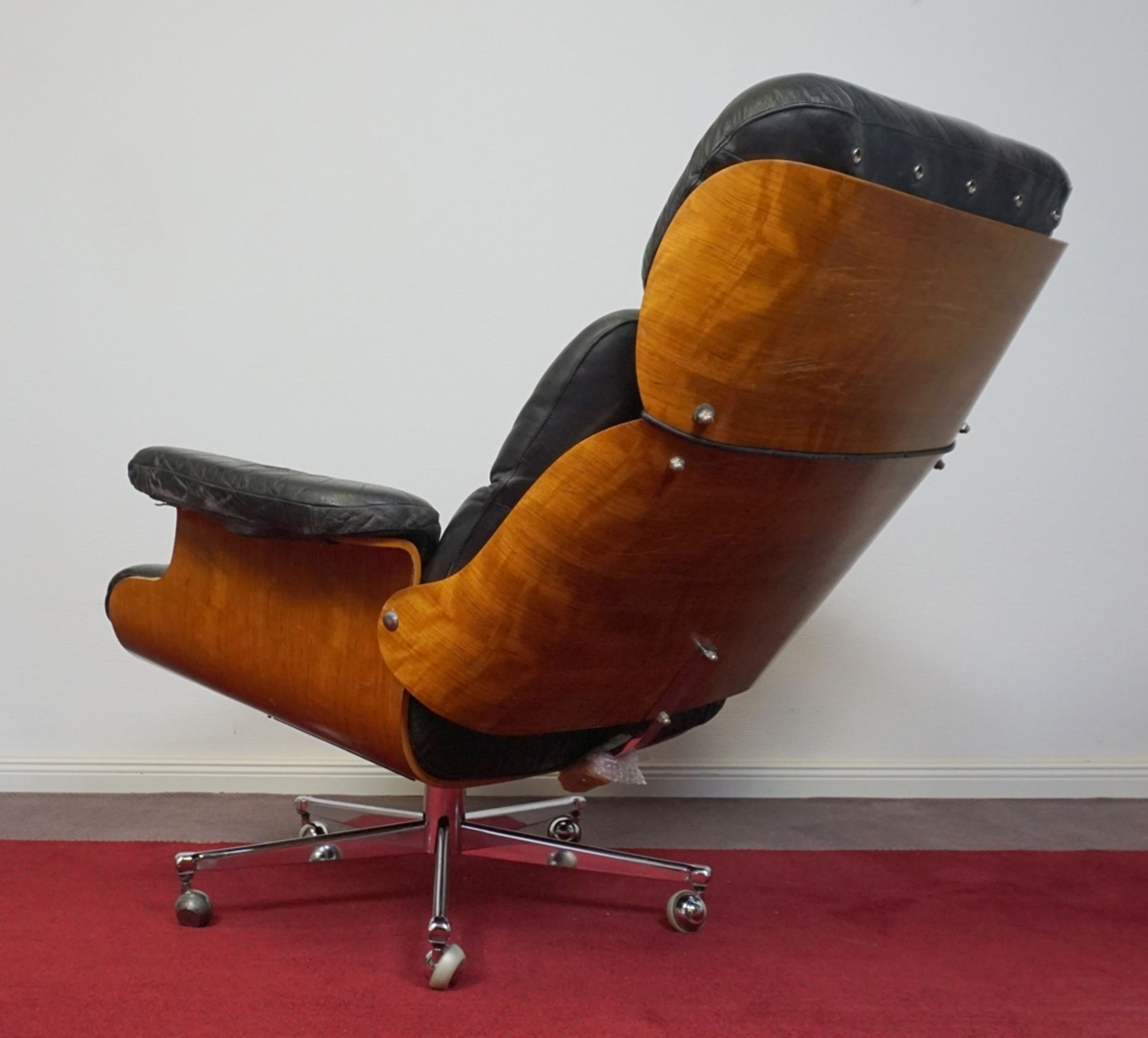 Lounge-Sessel mit Ottoman, 1960er Jahre - Image 2 of 8
