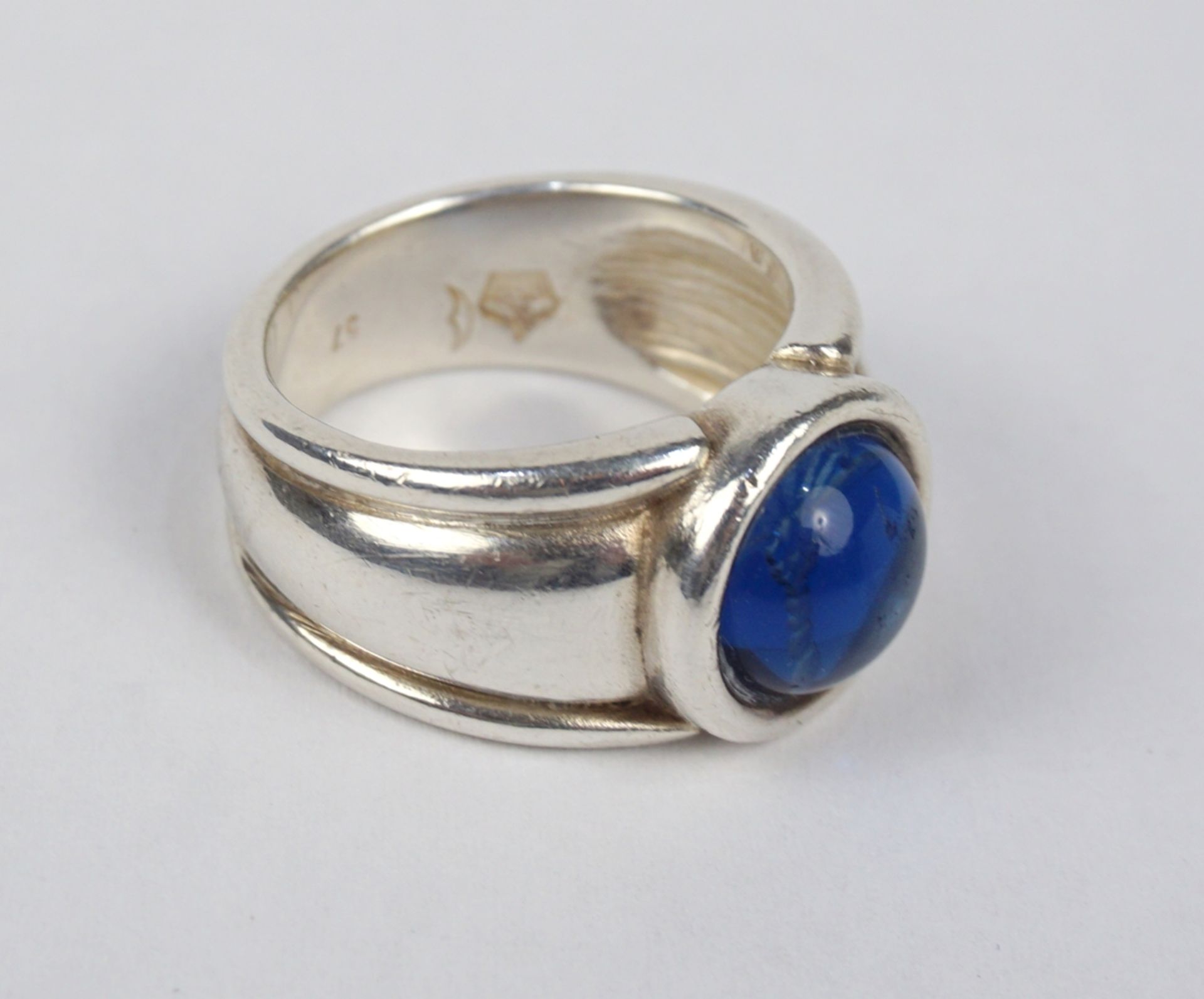 Ring mit blauem Stein, 925er Silber, JOOP!, Gew.11,18g - Image 2 of 2