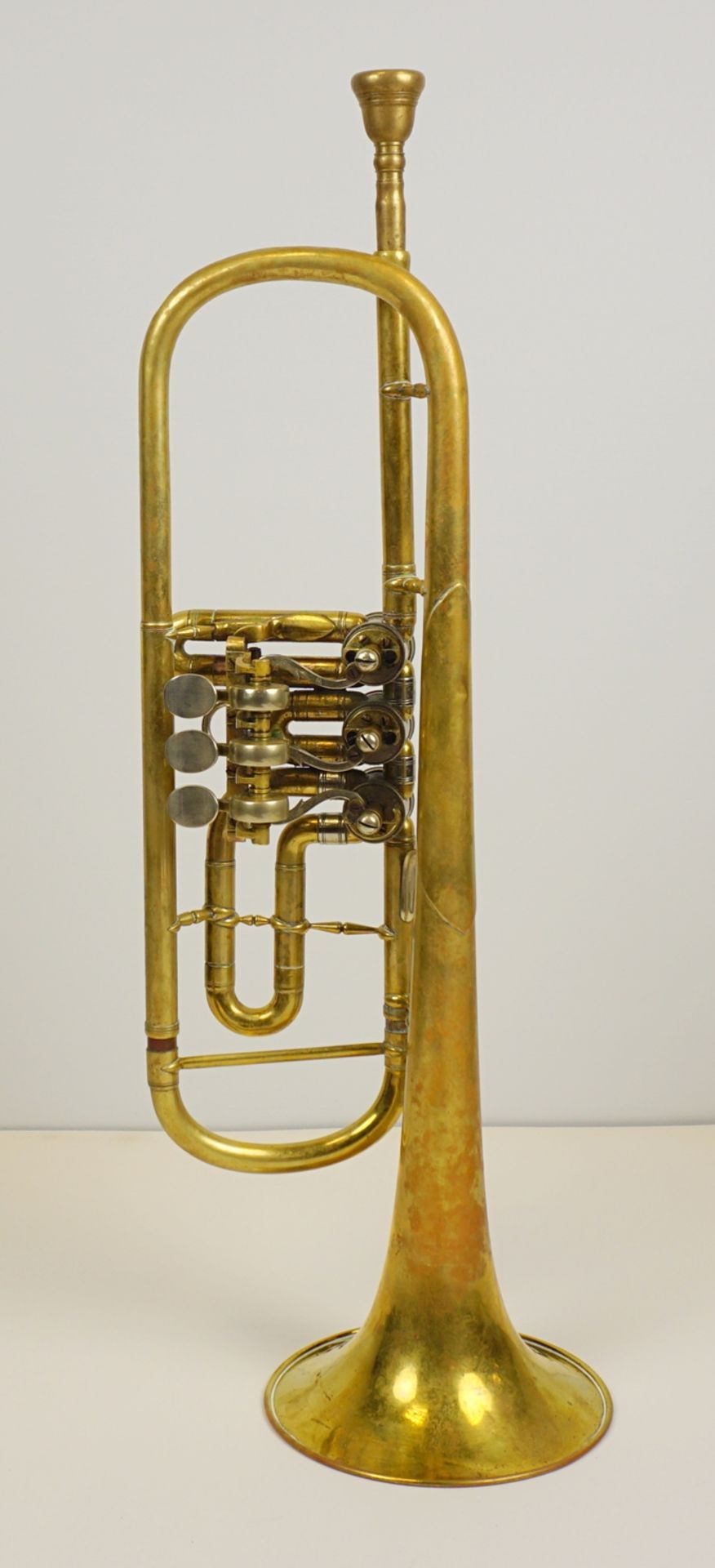 Trompete, Messing, Länge ca. 52cm - Image 2 of 3