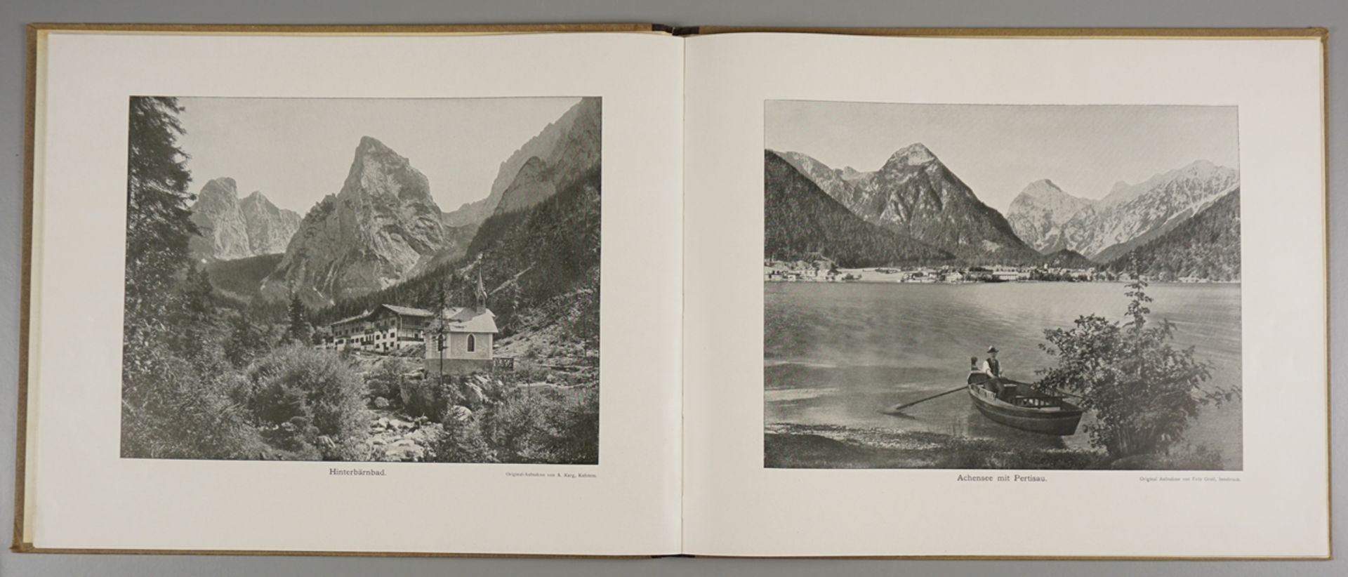2 Bildbände, Riesengebirge und Bayerisches Hochland, um 1910/1920 - Bild 2 aus 3