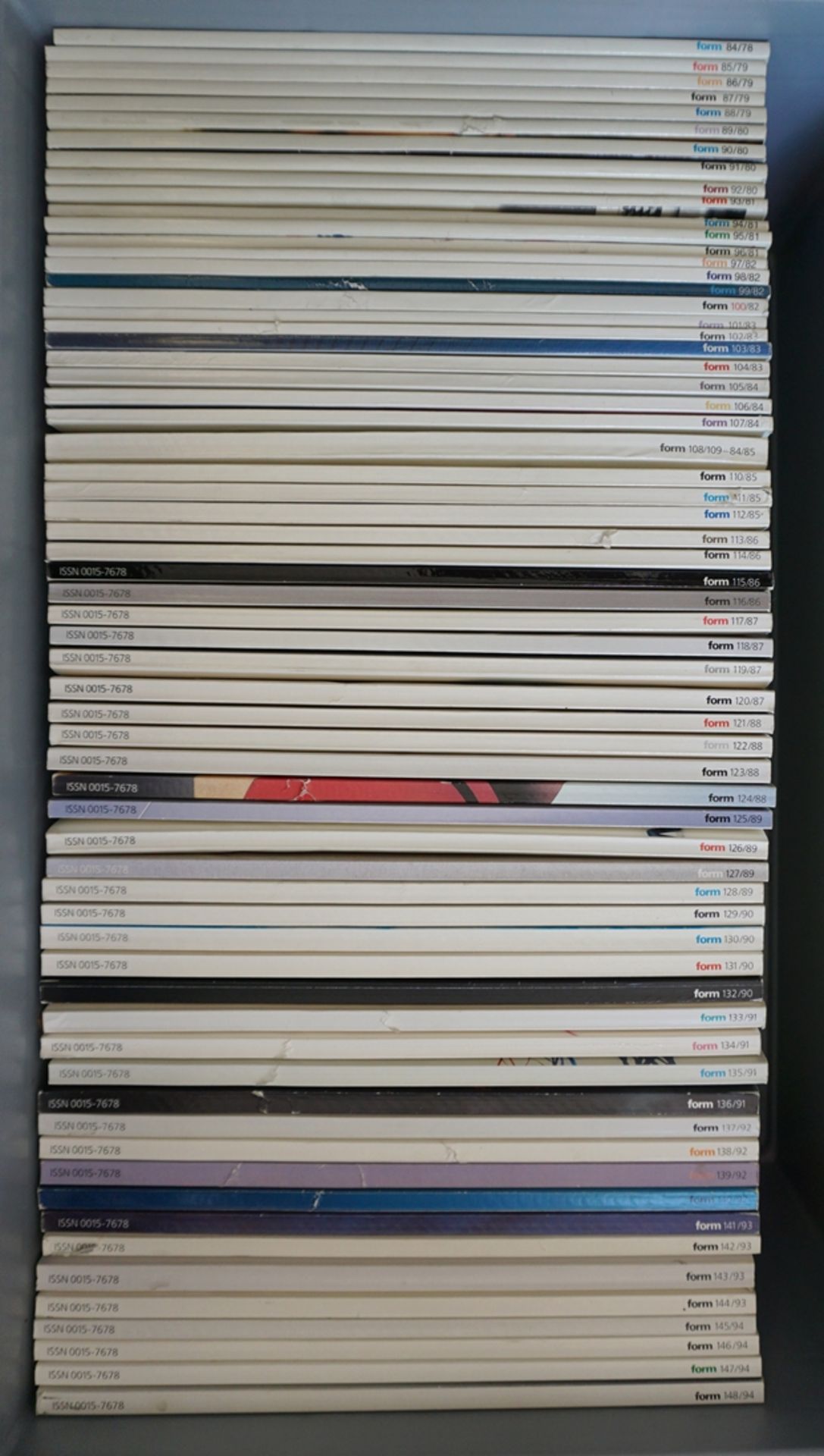 138 Magazine "form", 1957 bis 1994, ab Ausgabe 1 - Image 3 of 3