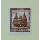 Dt.Reich: Deutsche Nothilfe (II), Bauwerke, Einzelmarke 50+40 Pf., 01.11.1931