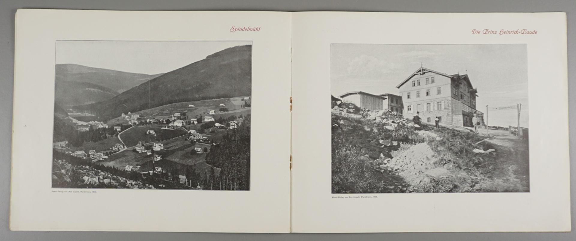 2 Bildbände, Riesengebirge und Bayerisches Hochland, um 1910/1920 - Bild 3 aus 3