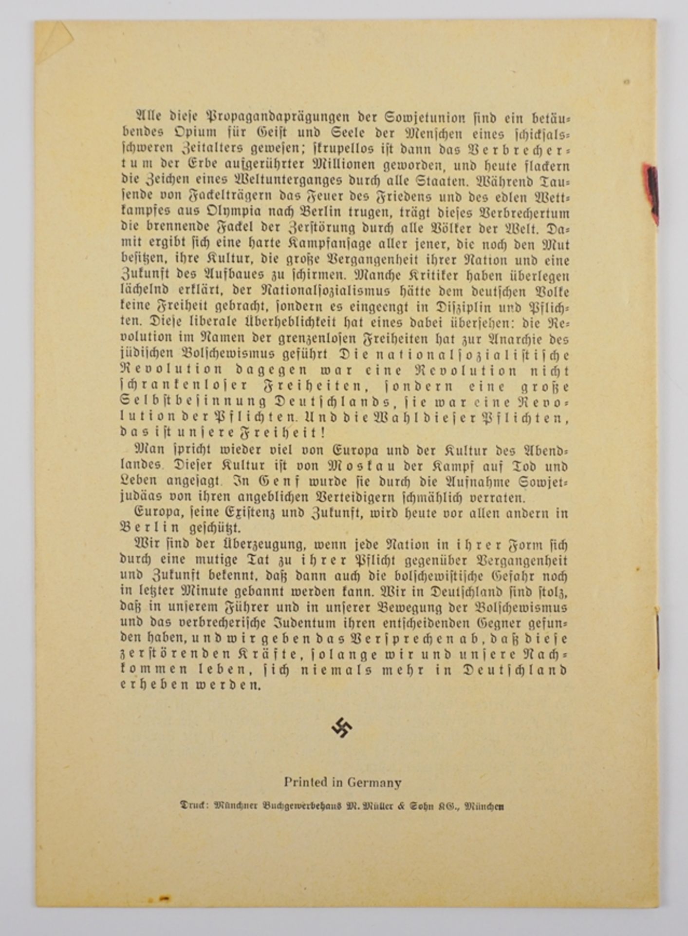 Der entscheidende Weltkampf. Alfred Rosenberg - Image 2 of 2