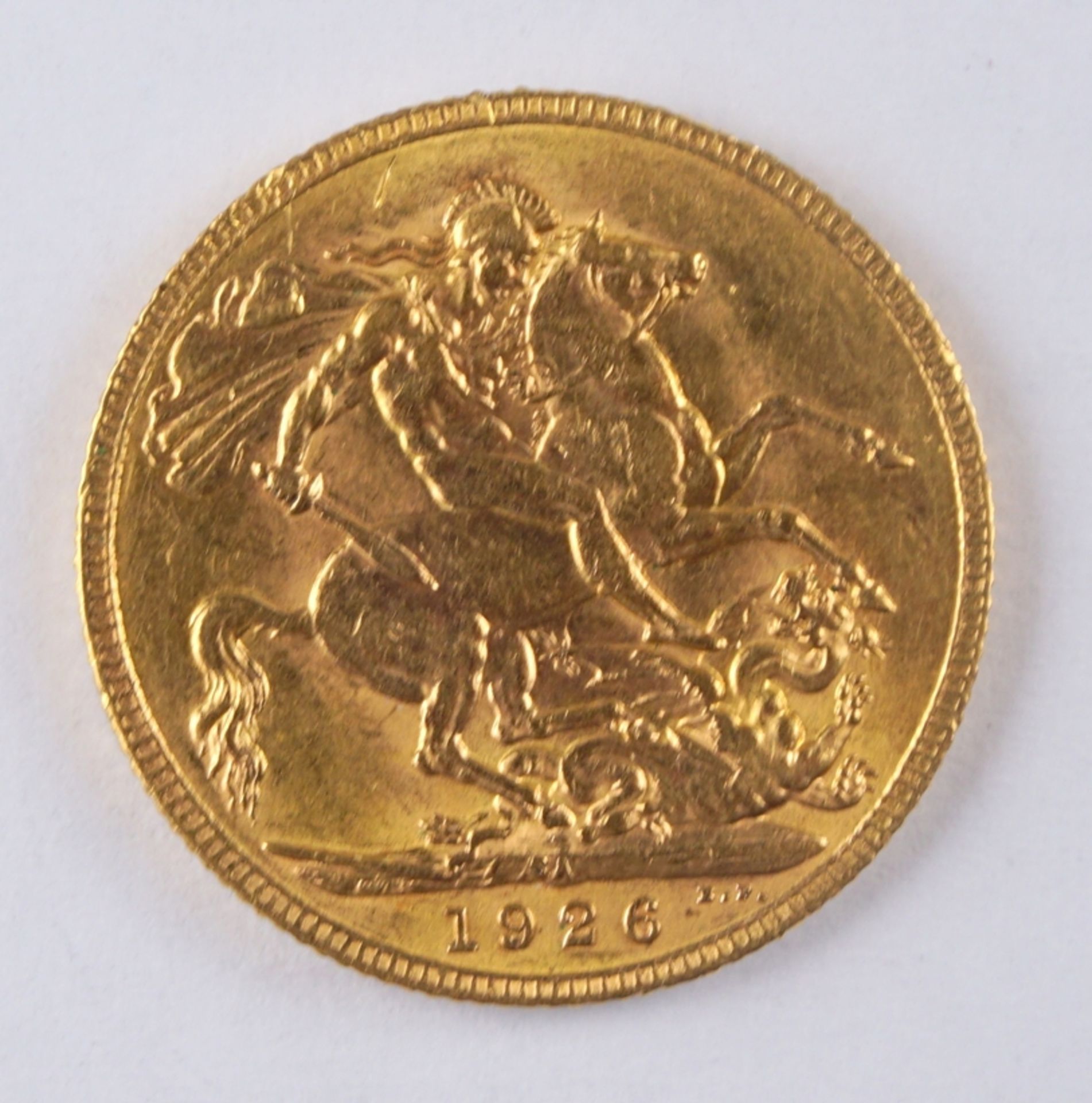 1 Sovereign, König Georg V., 1926, Südafrika, 917er Gold - Image 2 of 2