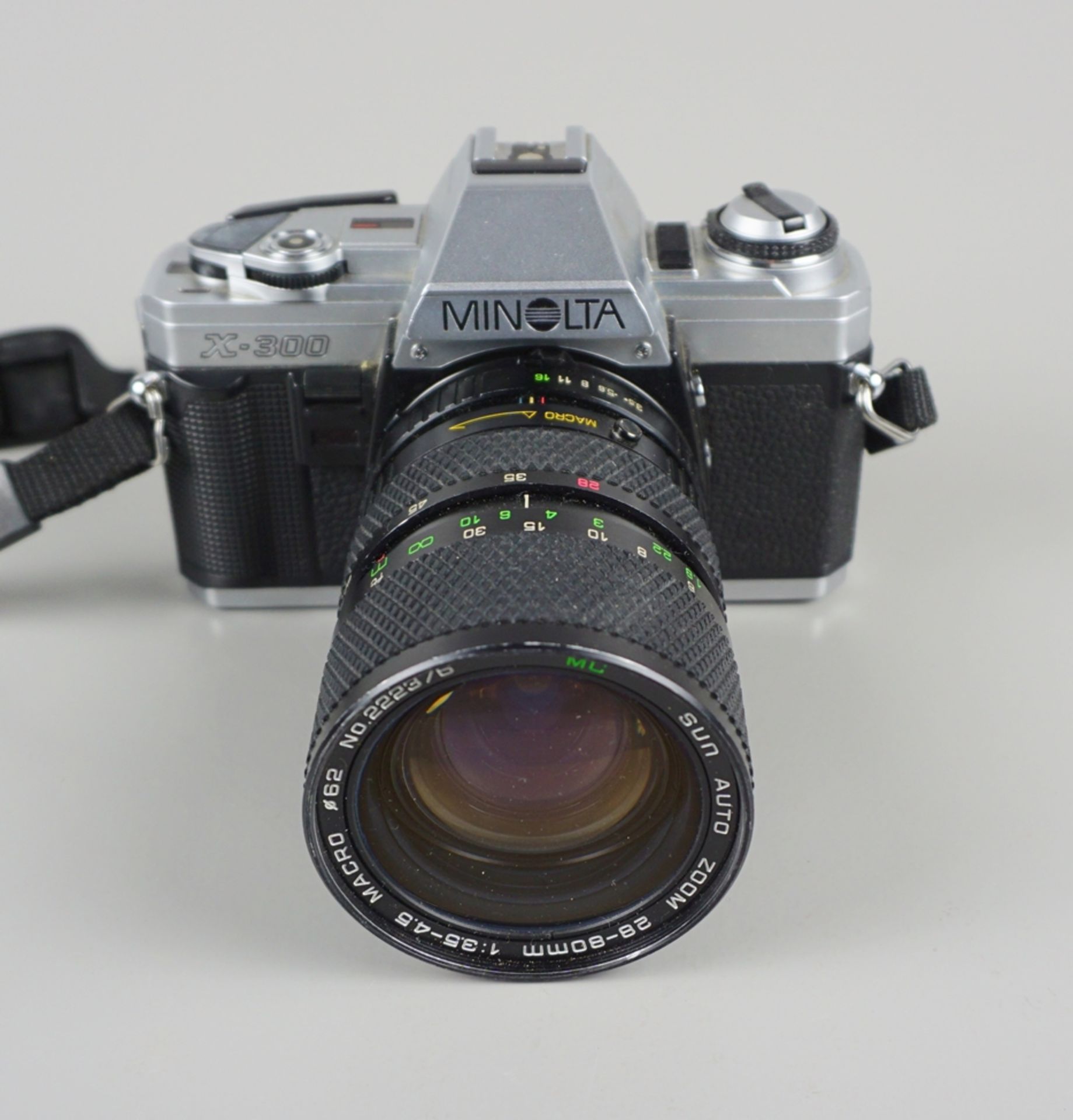 Spiegelreflexkamera Minolta X-300 mit Zubehör, 1980er Jahre - Image 2 of 3