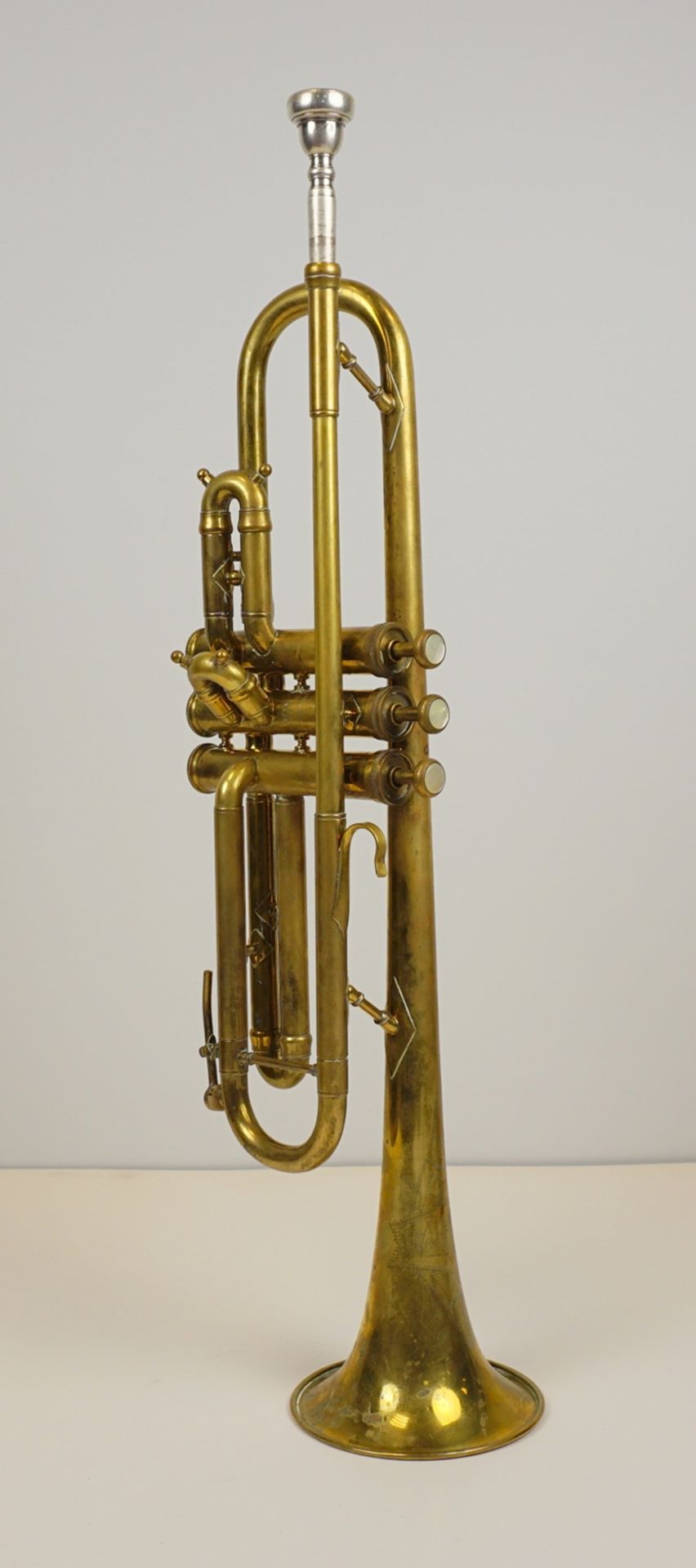 Trompete, Weltklang, Messing, Länge ca. 54cm
