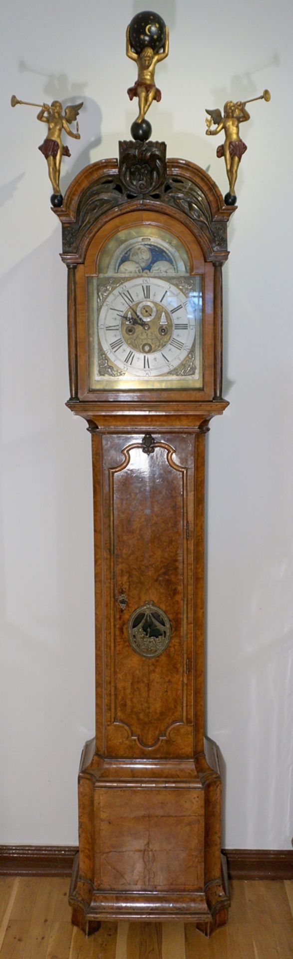 Barocke Standuhr, Gerrit Storm, Amsterdam/ Holland um 1750