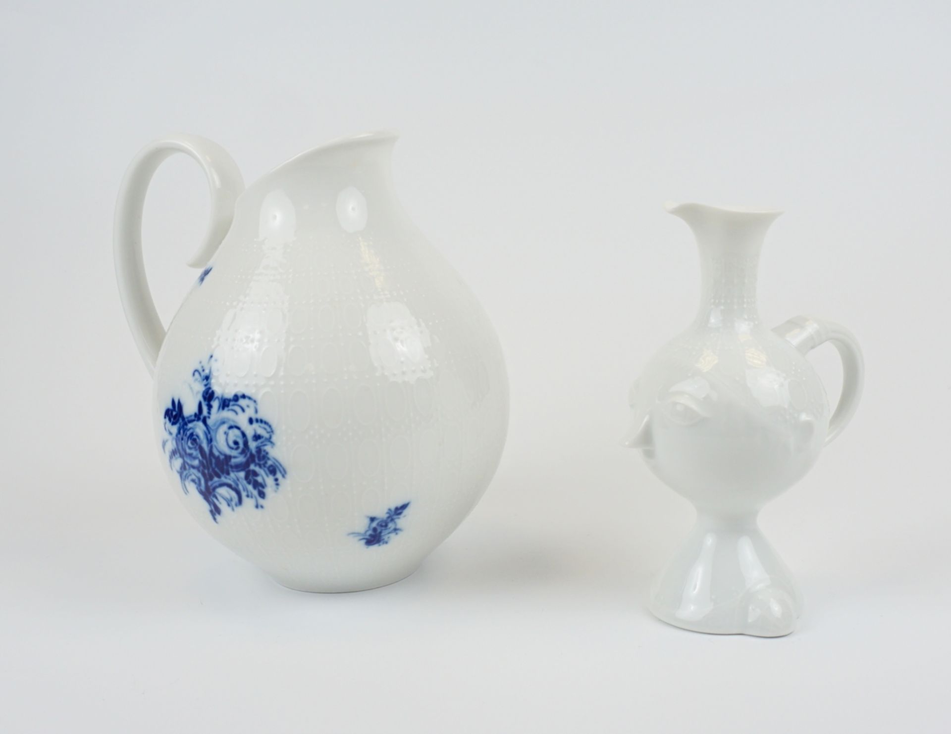 Kanne und figürliches Kännchen, Romanze, Björn Wiinblad, Rosenthal