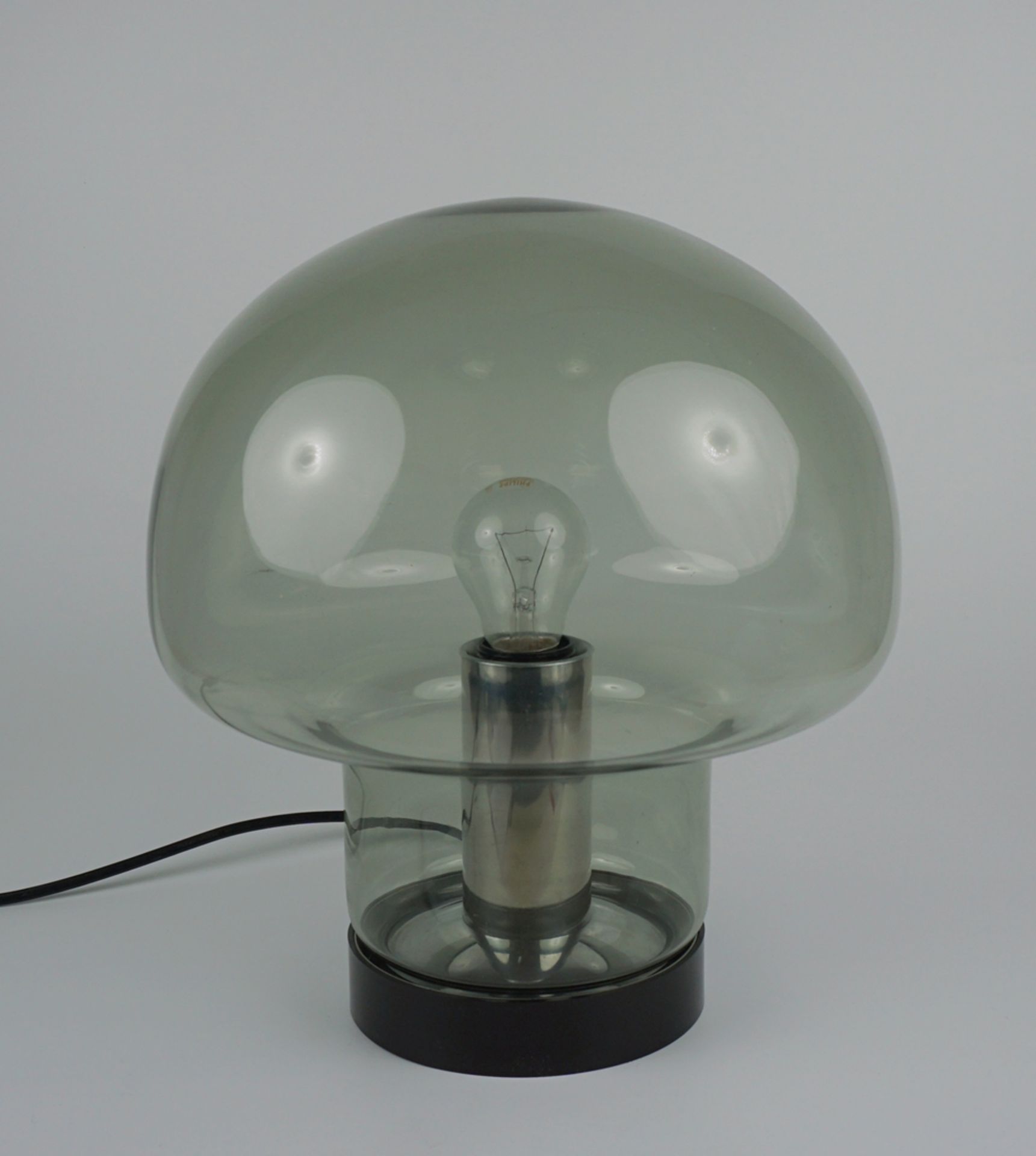 große Mushroom-Tischlampe, Peill&Putzler, 1960/1970er Jahre