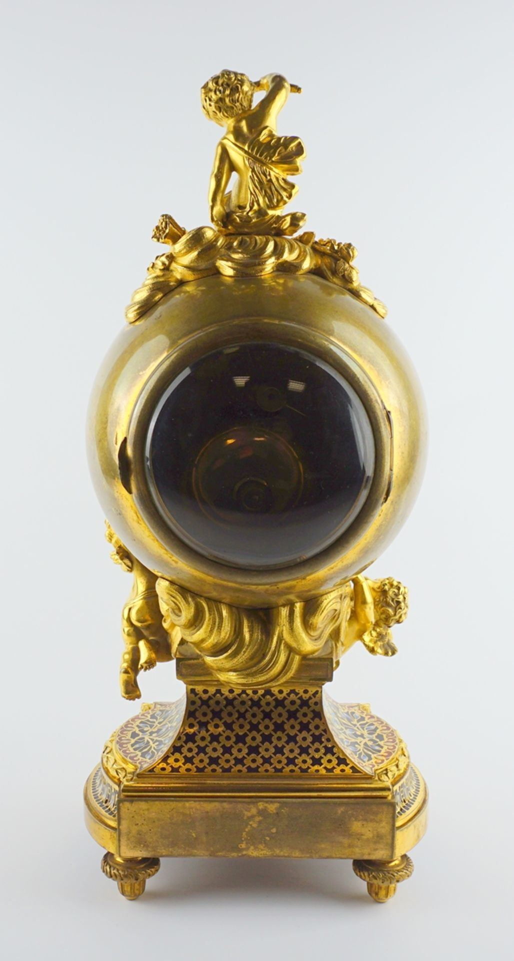 Cloisonné-Kugeluhr, Napoleon III., Frankreich um 1870 - Bild 6 aus 8