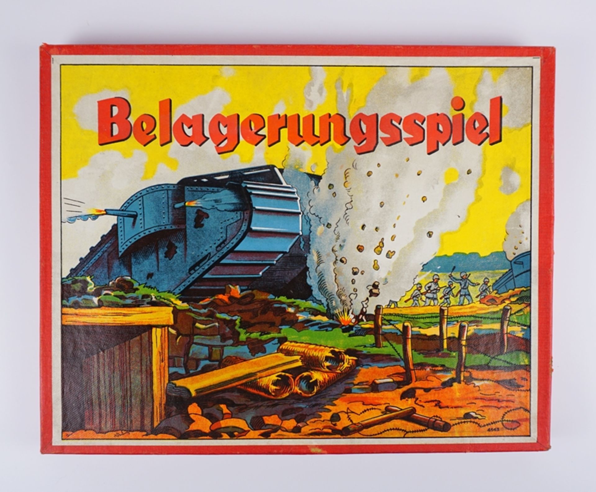 "Das Belagerungsspiel", patriotisches Propaganda-Spiel, Liliput, Nr.4143, II.WK