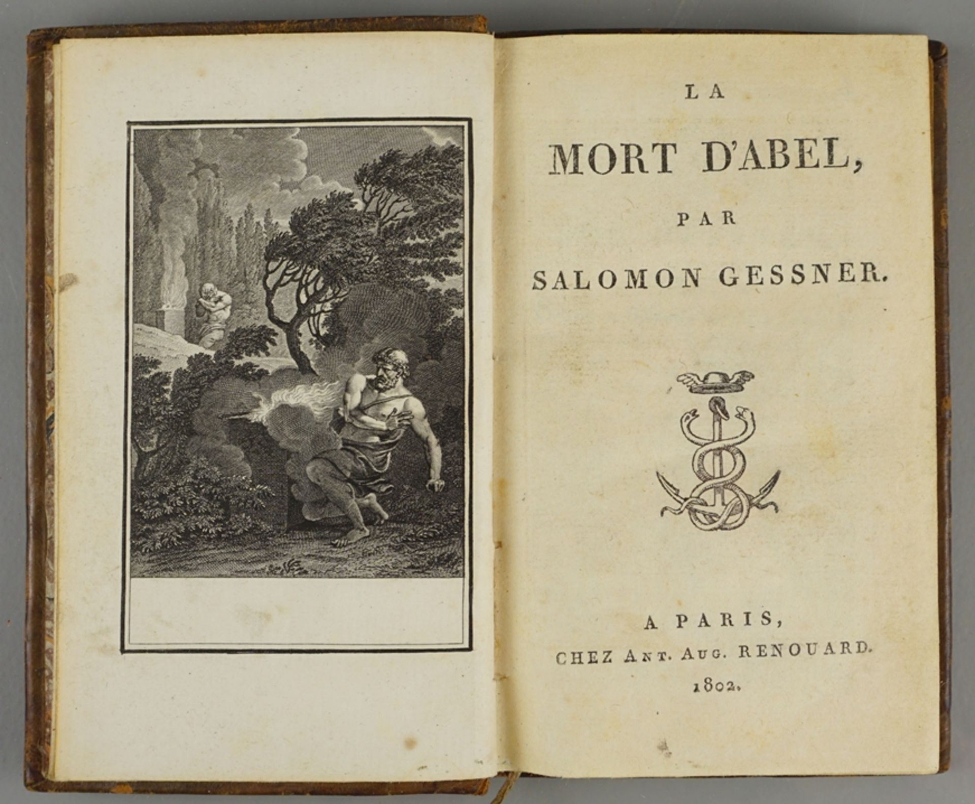 Salomon Gessner, "La mort d`Abel", 1802