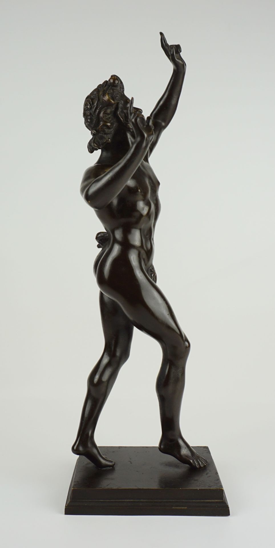 Tanzender Faun von Pompeji, 19.Jh., Bronze - Bild 2 aus 5