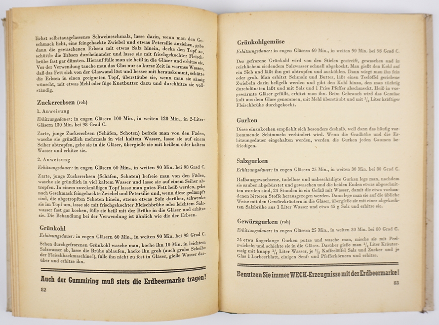 2 Bücher, Gesund durchs Obst und WECK- Anleutungen für das Einkochen, 1950er/1960er Jahre - Image 2 of 3