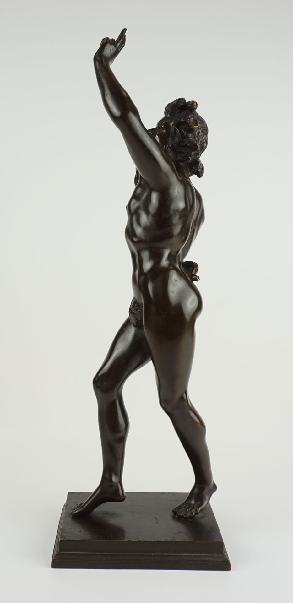 Tanzender Faun von Pompeji, 19.Jh., Bronze - Bild 4 aus 5