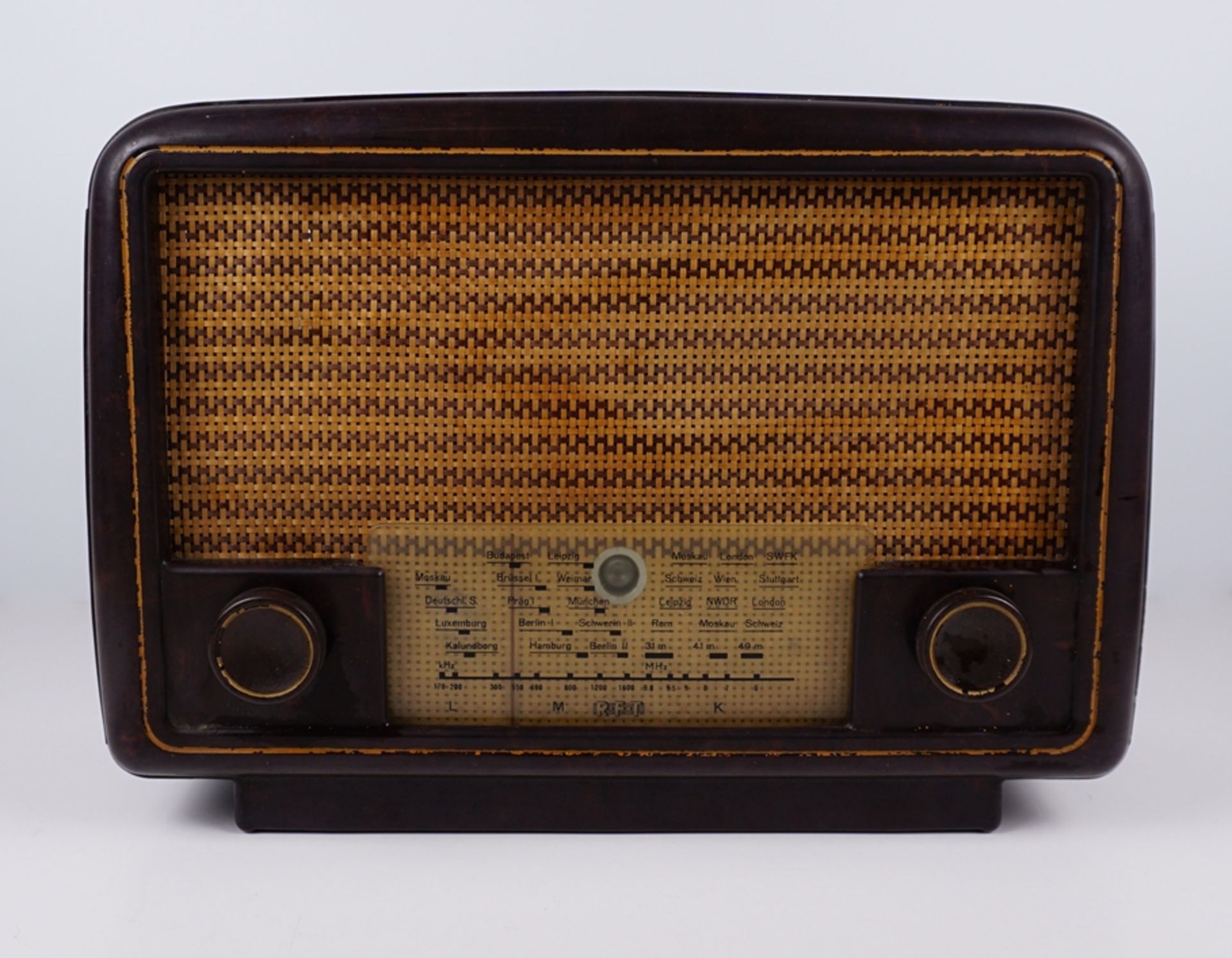 RFT-Einkreisempfänger, Typ 1U11, RFT-Stern-Radio Berlin, 1951-1954 