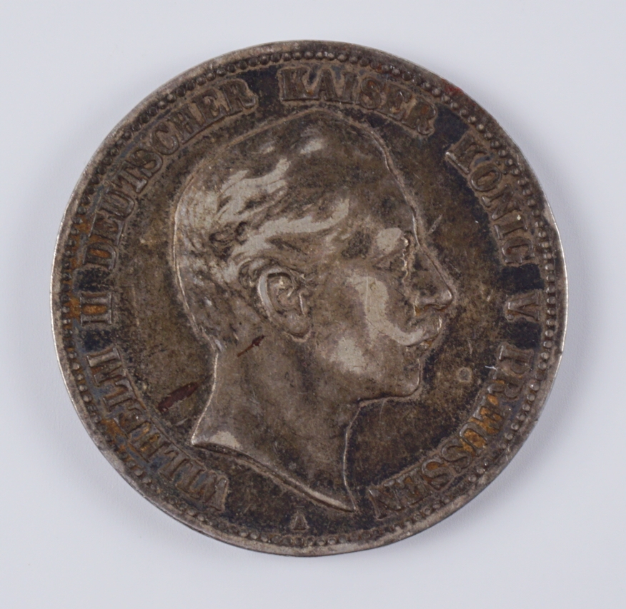 5 Mark 1903, Friedrich II., Preussen, 900er Silber