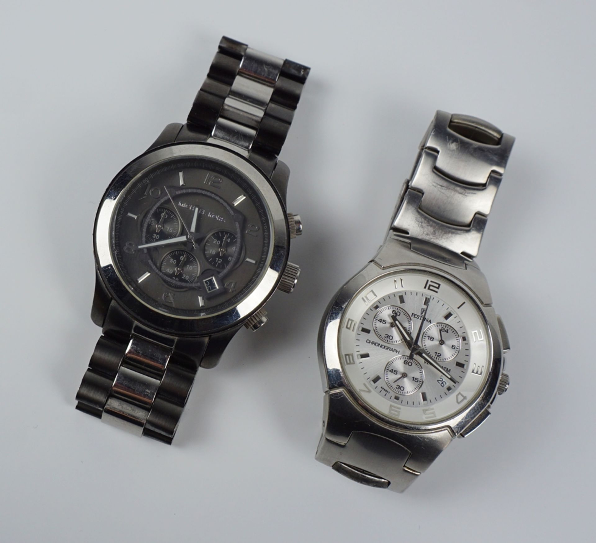 2 Herrenuhren Michael Kors und Festina, gebraucht