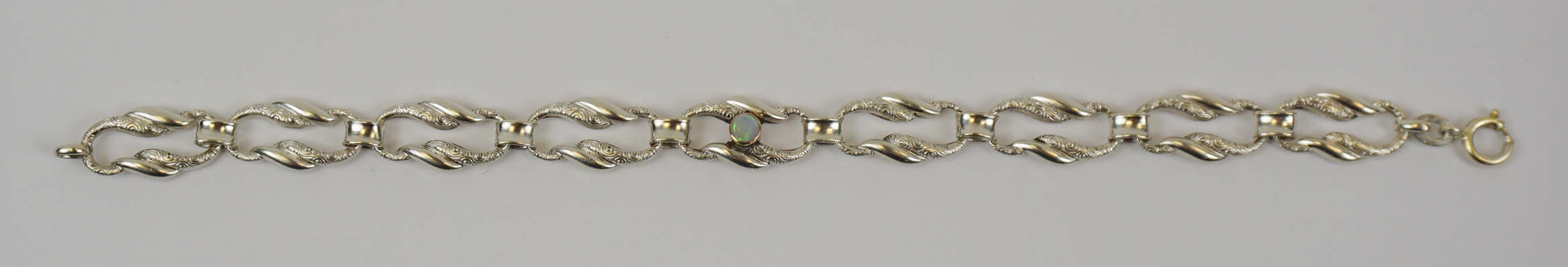 Armband mit Opal, 835er Silber, Gew.13,22g - Image 3 of 3
