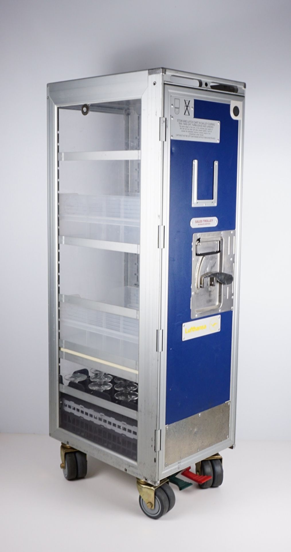 Halfsize-Flugzeugtrolley, Lufthansa, 2005