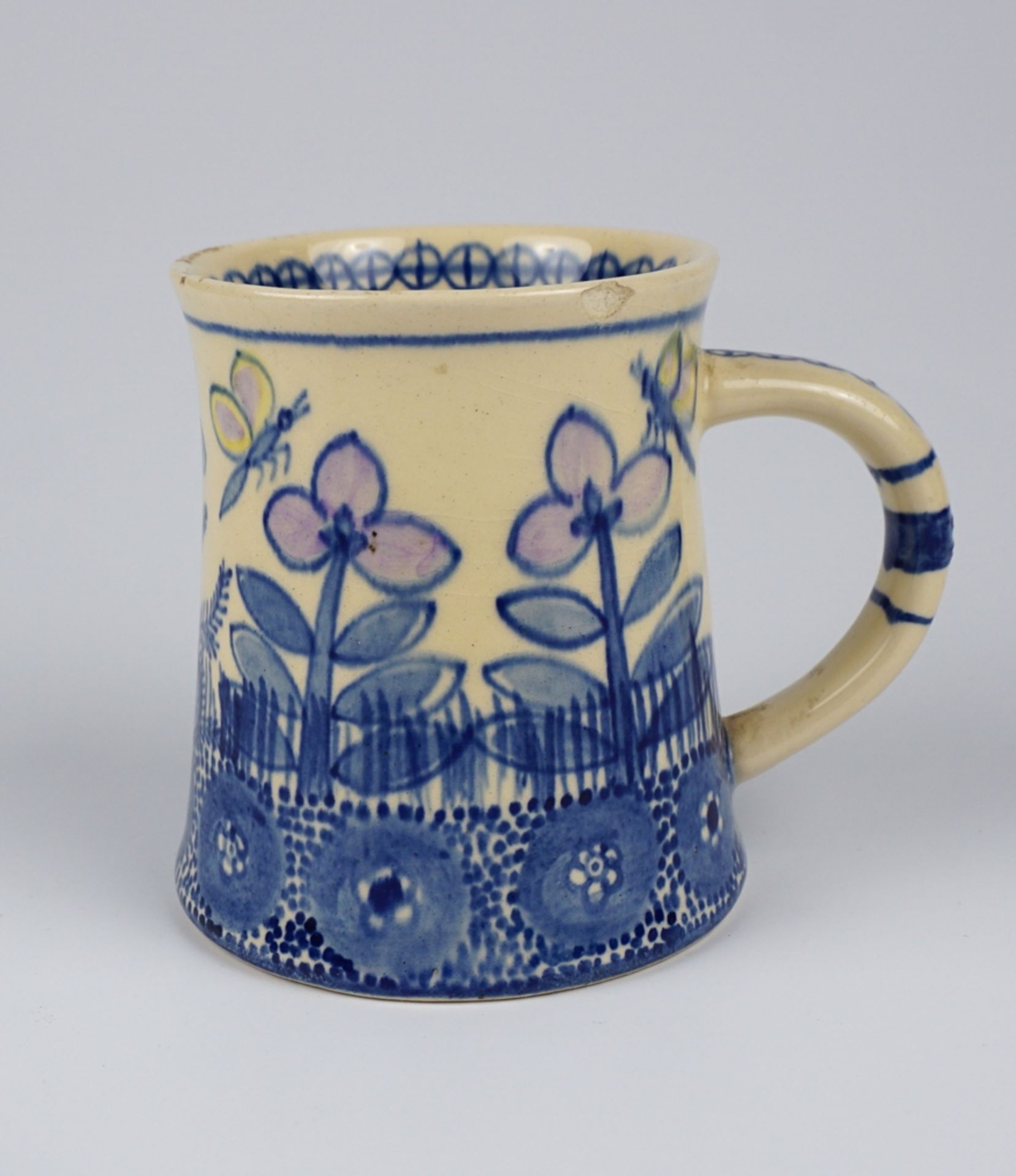 Tasse, Dekor Paradiesgarten, Dekor-Entwurf Charlotte Hartmann (vor 1924),  Hedwig Bollhagen, Velten - Bild 2 aus 4