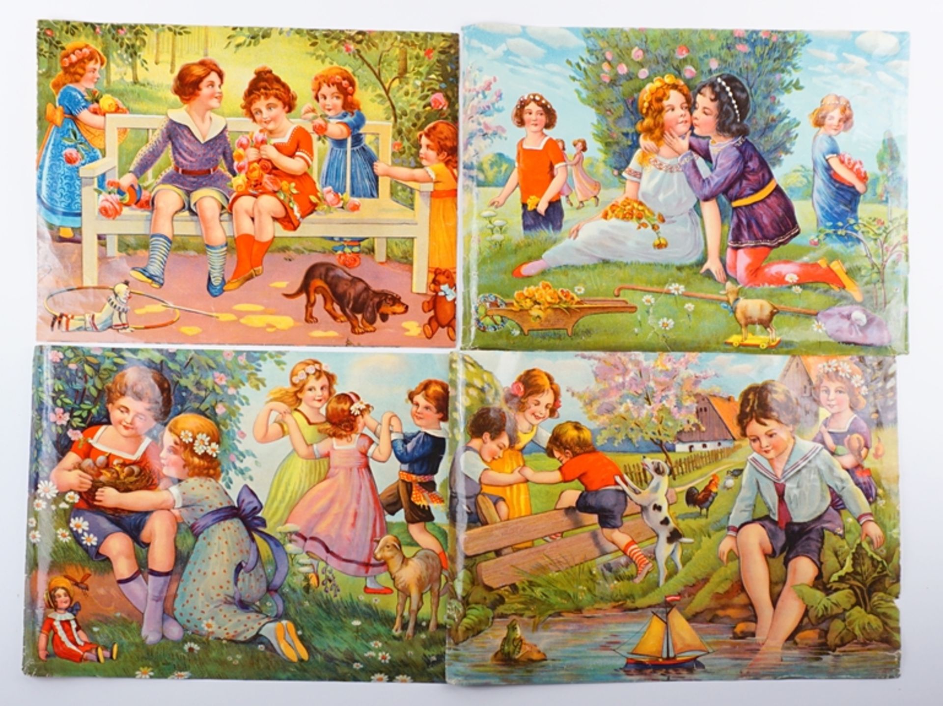 2 Würfelpuzzle / Bilderbaukästen, 1930er und 1960er Jahre - Bild 4 aus 4