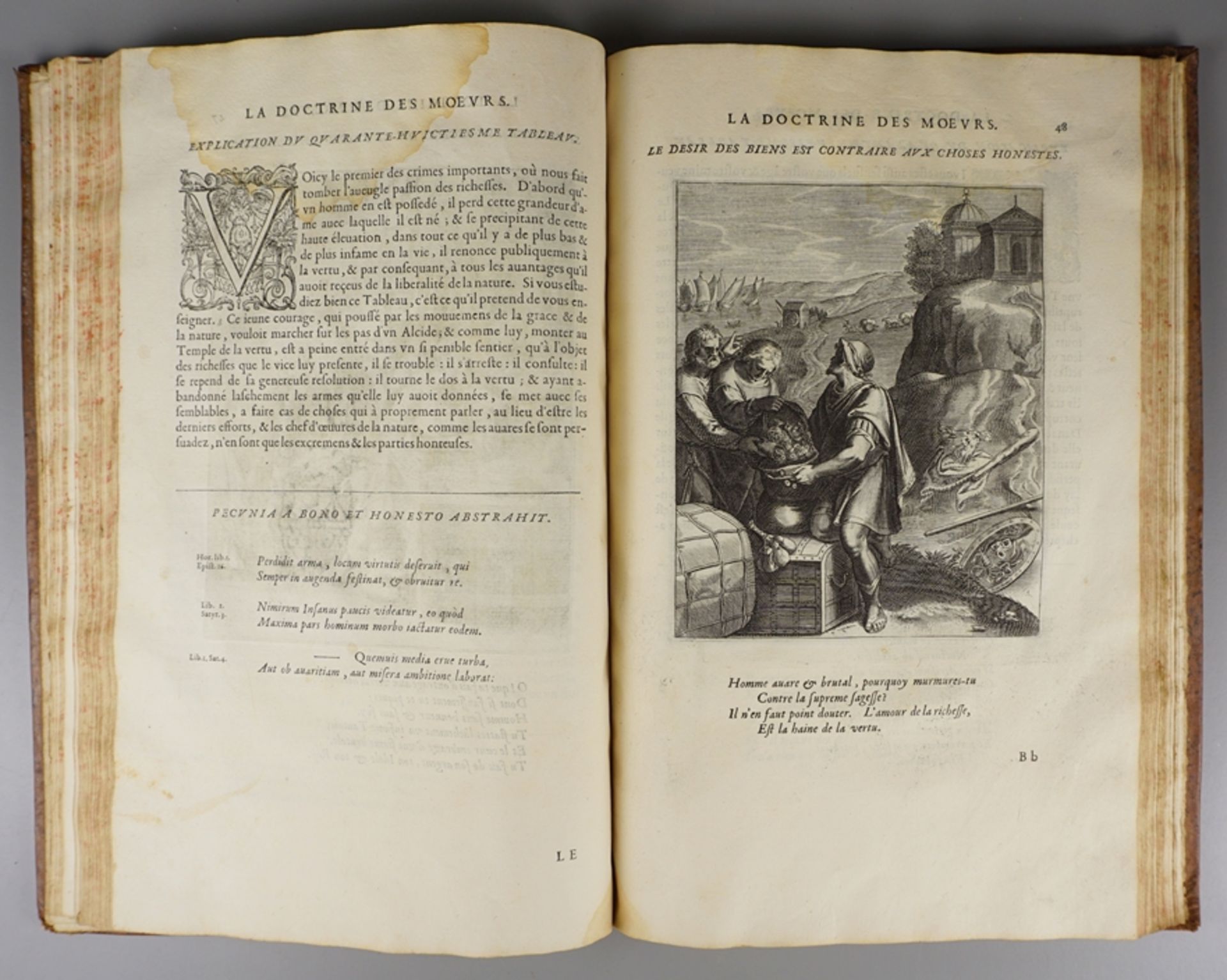 Marin Le Roy De Gomberville, "La doctrine des Moeurs", 1646 - Bild 9 aus 11