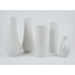 5 unterschiedliche Vasen, Eschenbach