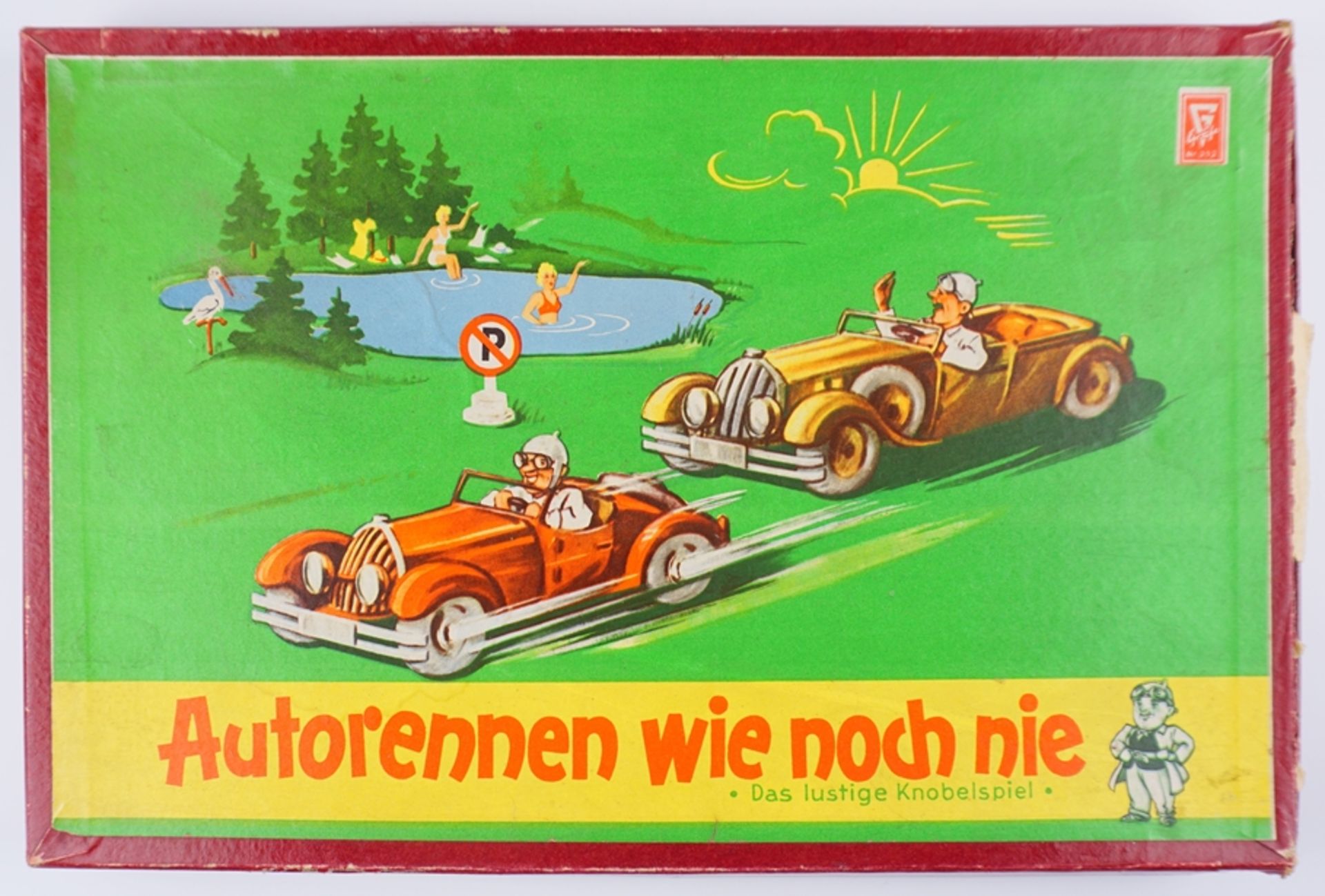 "Autorennen wie noch nie" Das lustige Knobelspiel, Gräfe Spieleverlag (Hugo Gräfe), Dresden, Nr.212 - Bild 2 aus 4