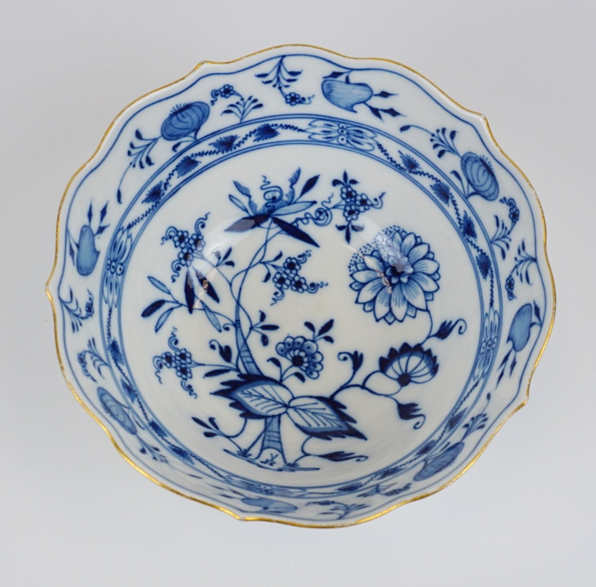 Schale, Zwiebelmuster, Meissen, Knaufzeit (1815-1924), I.Wahl - Bild 2 aus 3